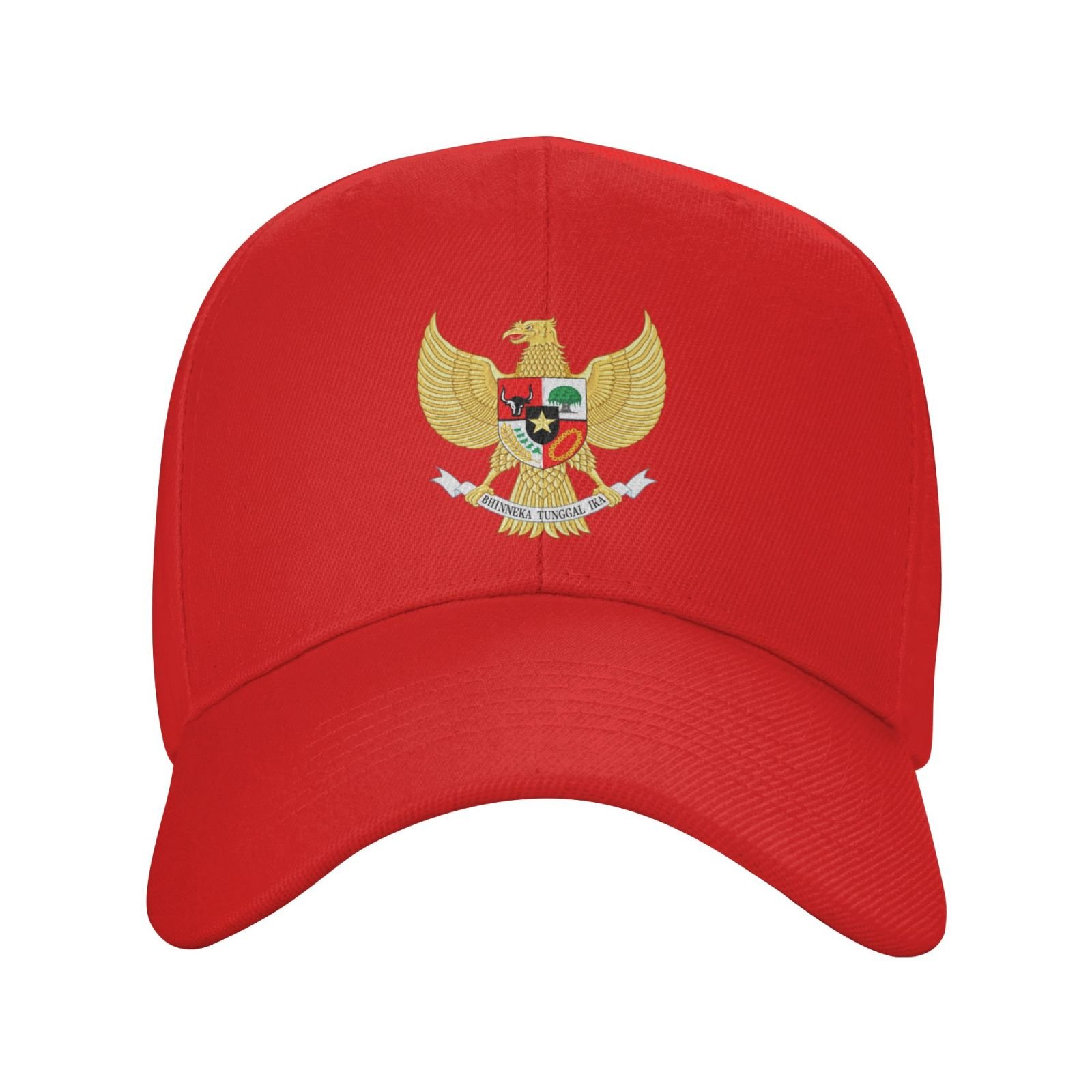 indonesia hat for men women coat of arms of indonesia baseball cap adjustable trucker dad hats
