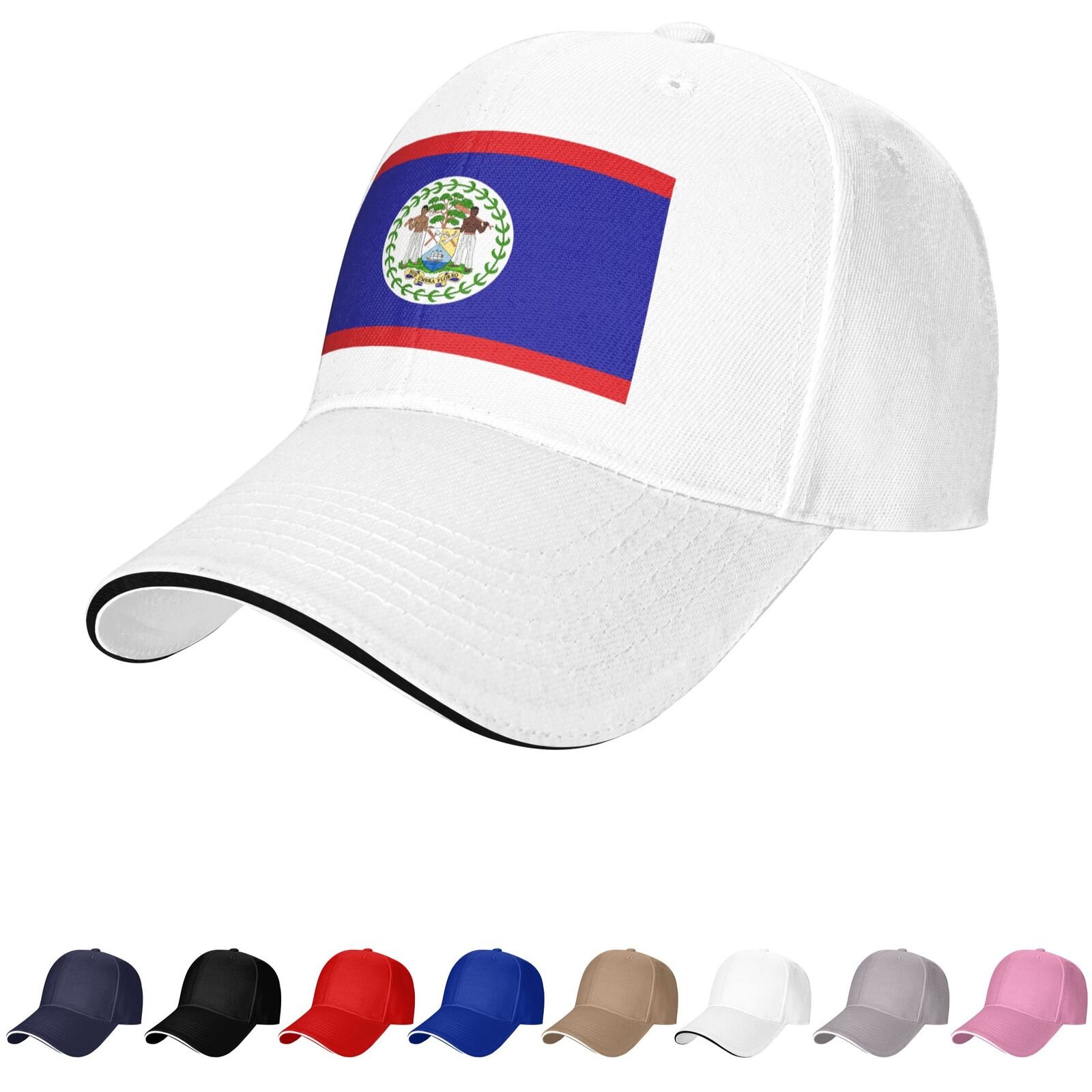 belize flag hat belizean caps for men women flag of belize baseball cap trucker dad hat