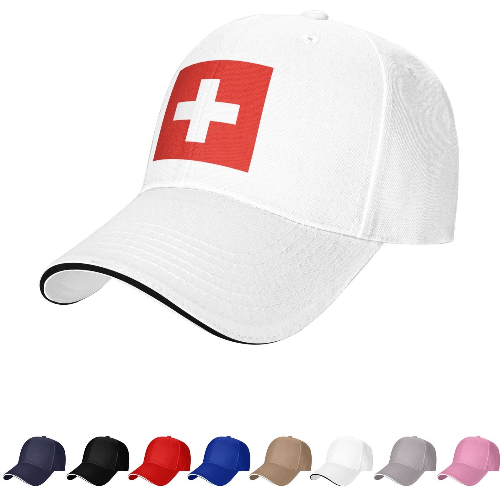 switzerland flag hat swiss caps for men women flag of switzerland baseball cap trucker dad hat