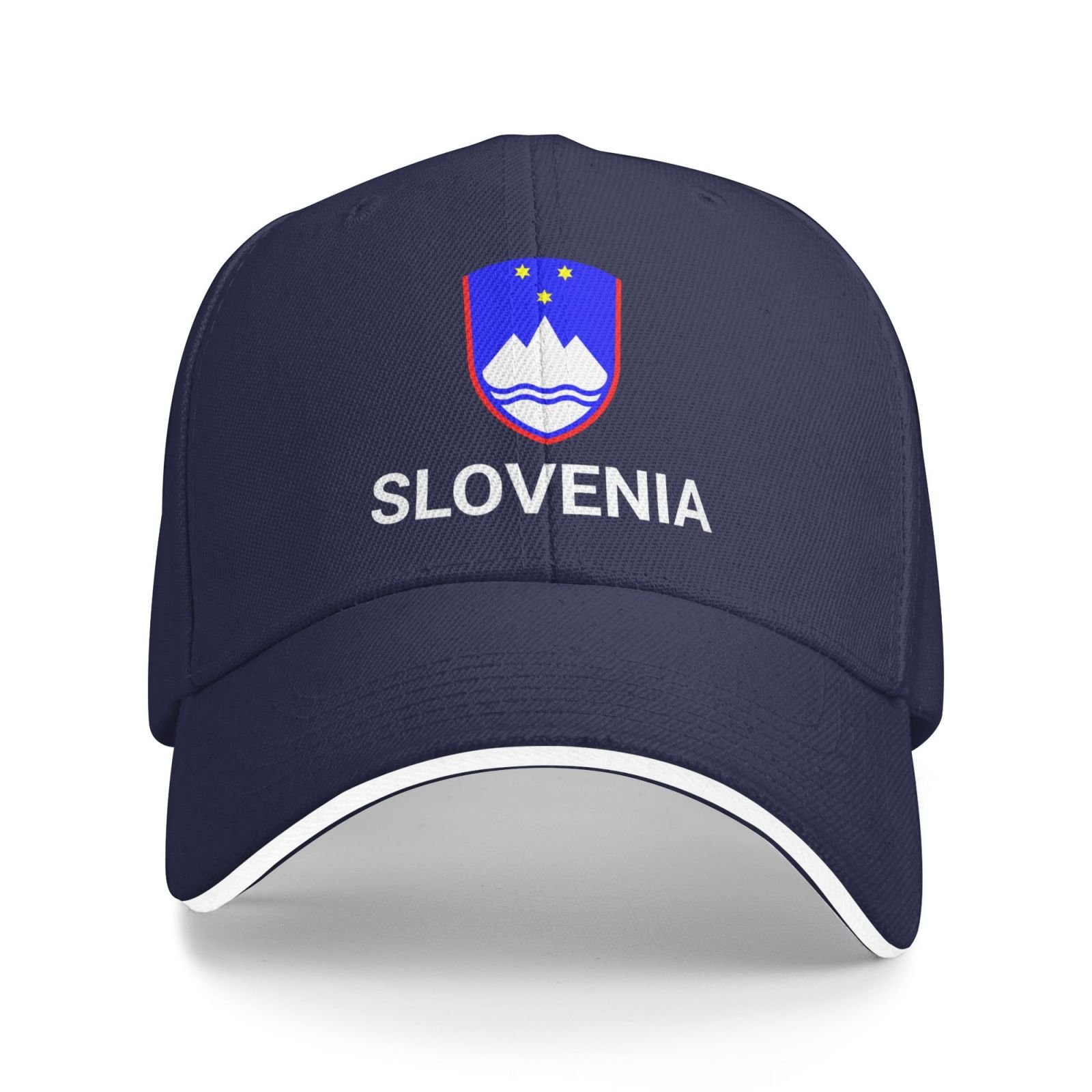 support slovenia hat slovenian caps for men women i stand with slovenia emblem coat of arms baseball cap