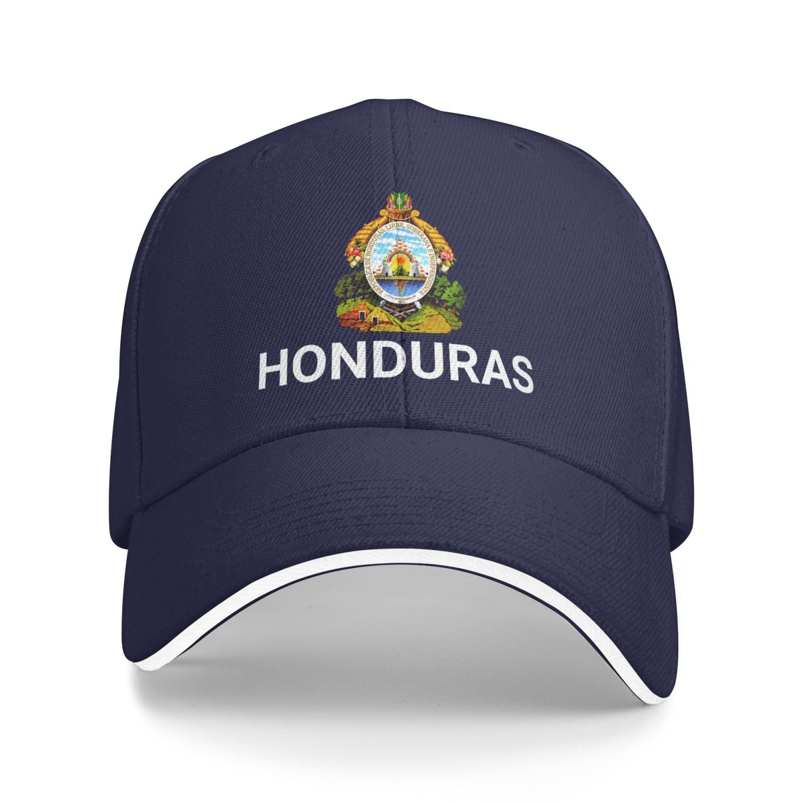 support honduras hat honduran caps for men women i stand with honduras emblem coat of arms baseball cap