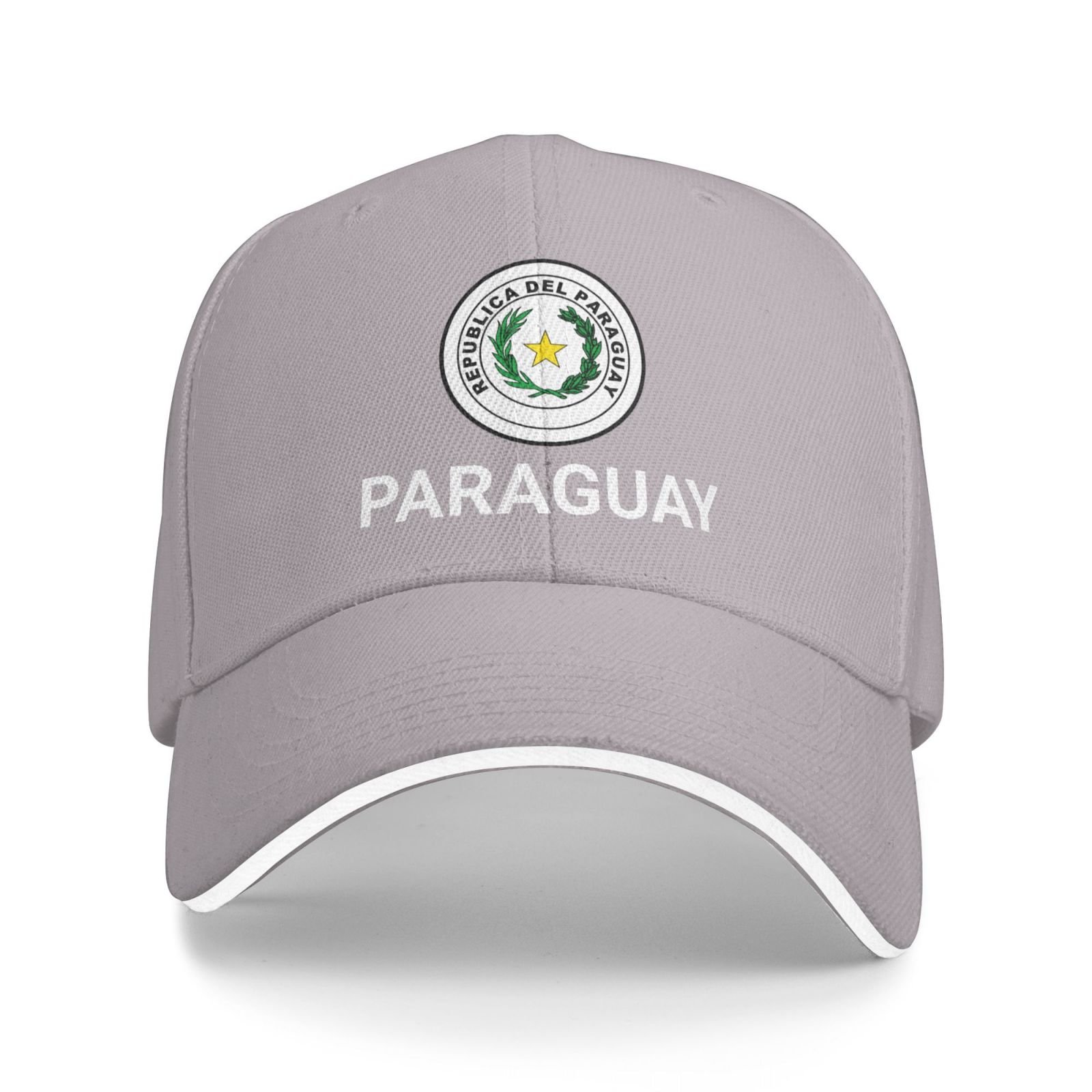 support paraguay hat paraguayan caps for men women i stand with paraguay emblem coat of arms baseball cap