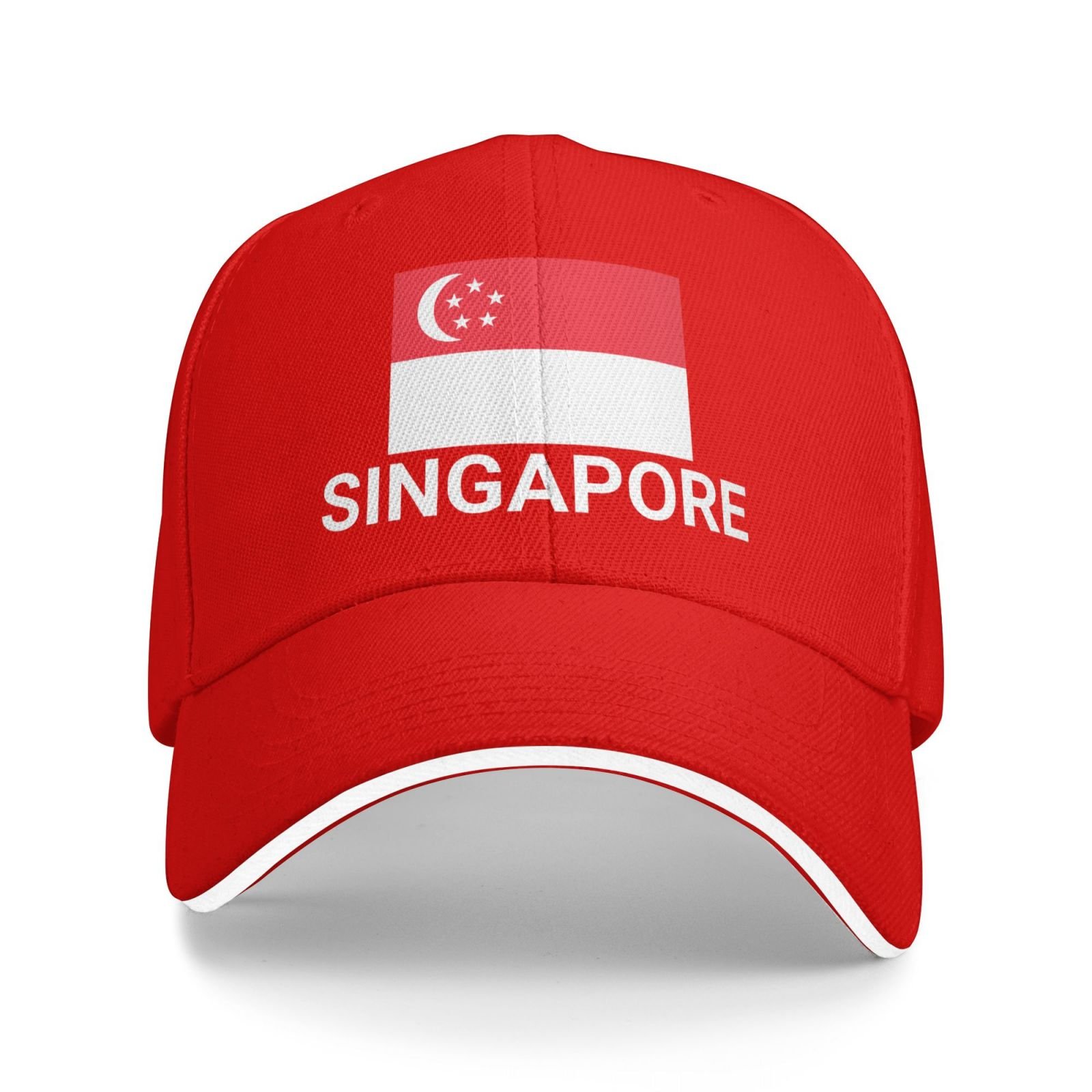 support singapore flag hat singaporean caps for men women i stand with singapore baseball cap trucker hat