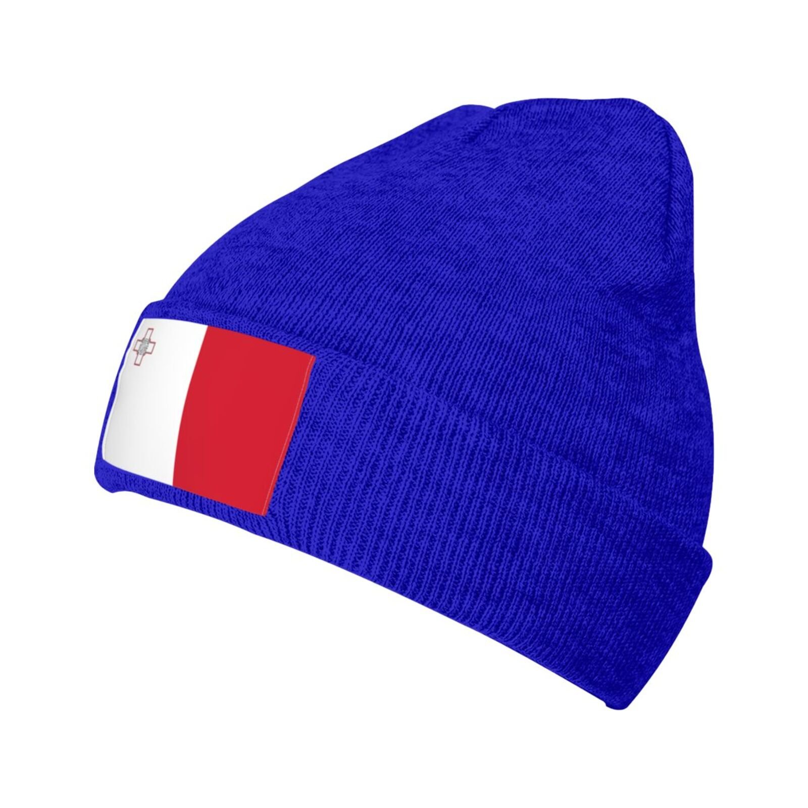 flag of malta knit beanie hat malta flags knitted cap for maltese winter outdoor men women