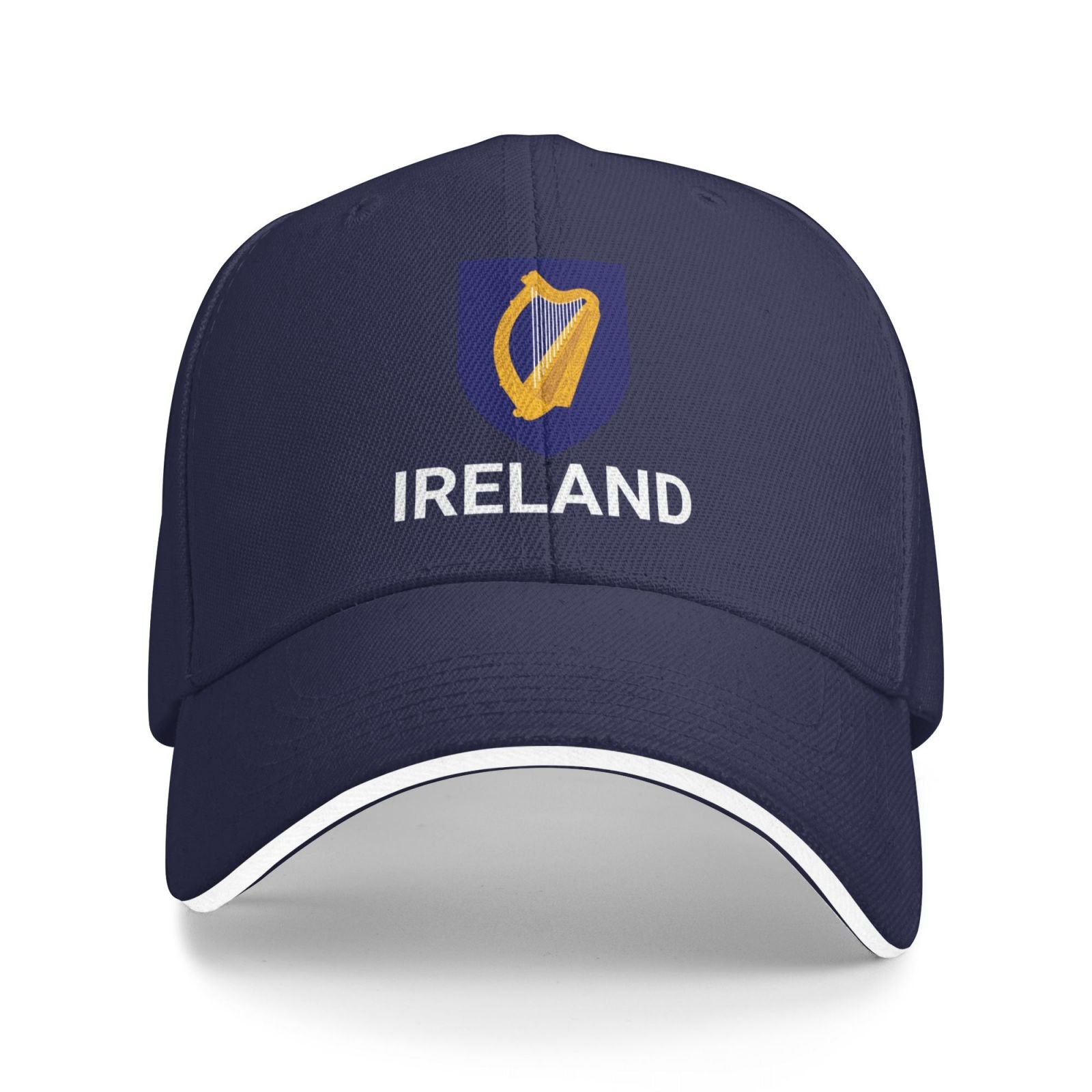 support ireland hat irish caps for men women i stand with ireland emblem coat of arms baseball cap