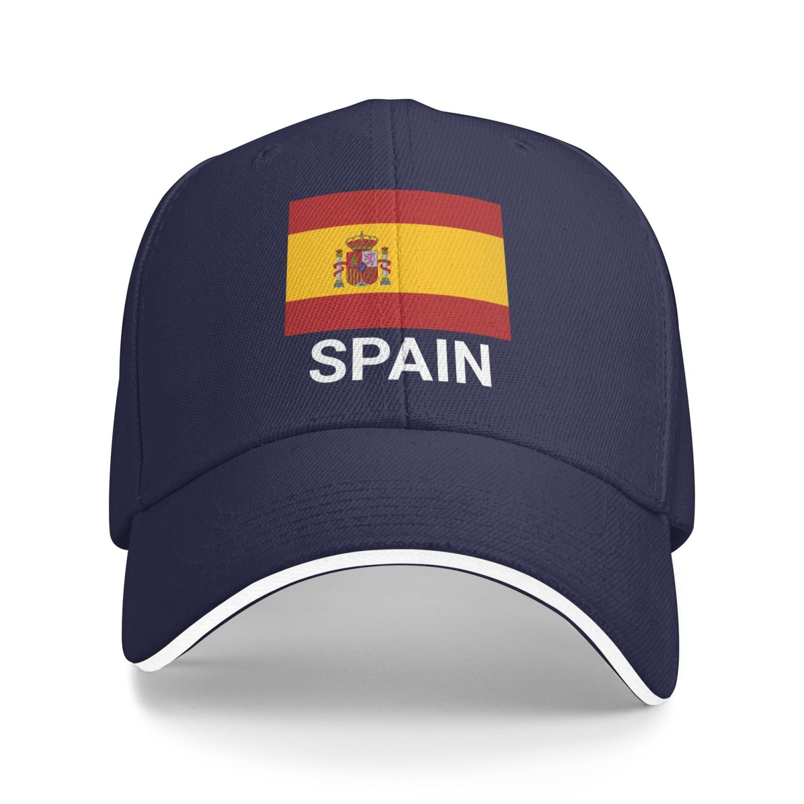 support spain flag hat spanish caps for men women i stand with spain baseball cap trucker hat
