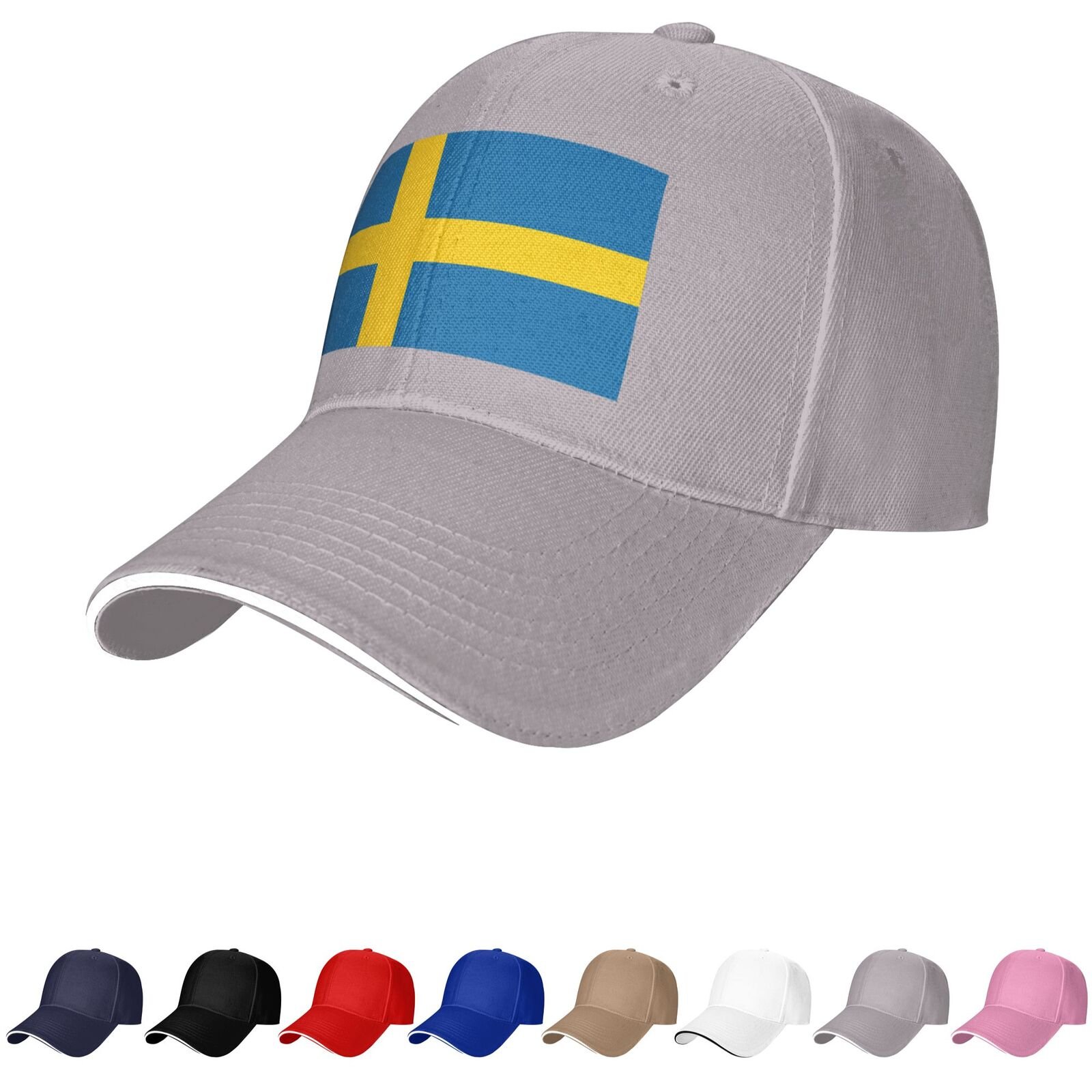 sweden flag hat swedes caps for men women flag of sweden baseball cap trucker dad hat