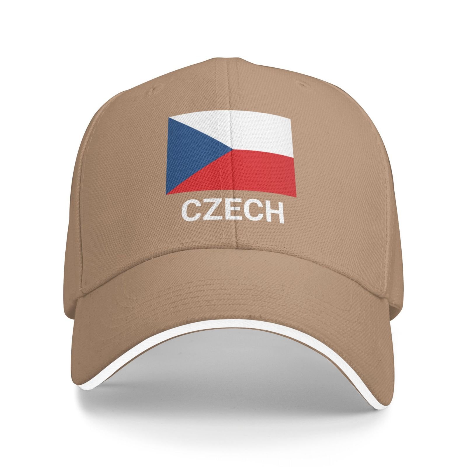 support czech flag hat caps for men women i stand with czech baseball cap trucker hat