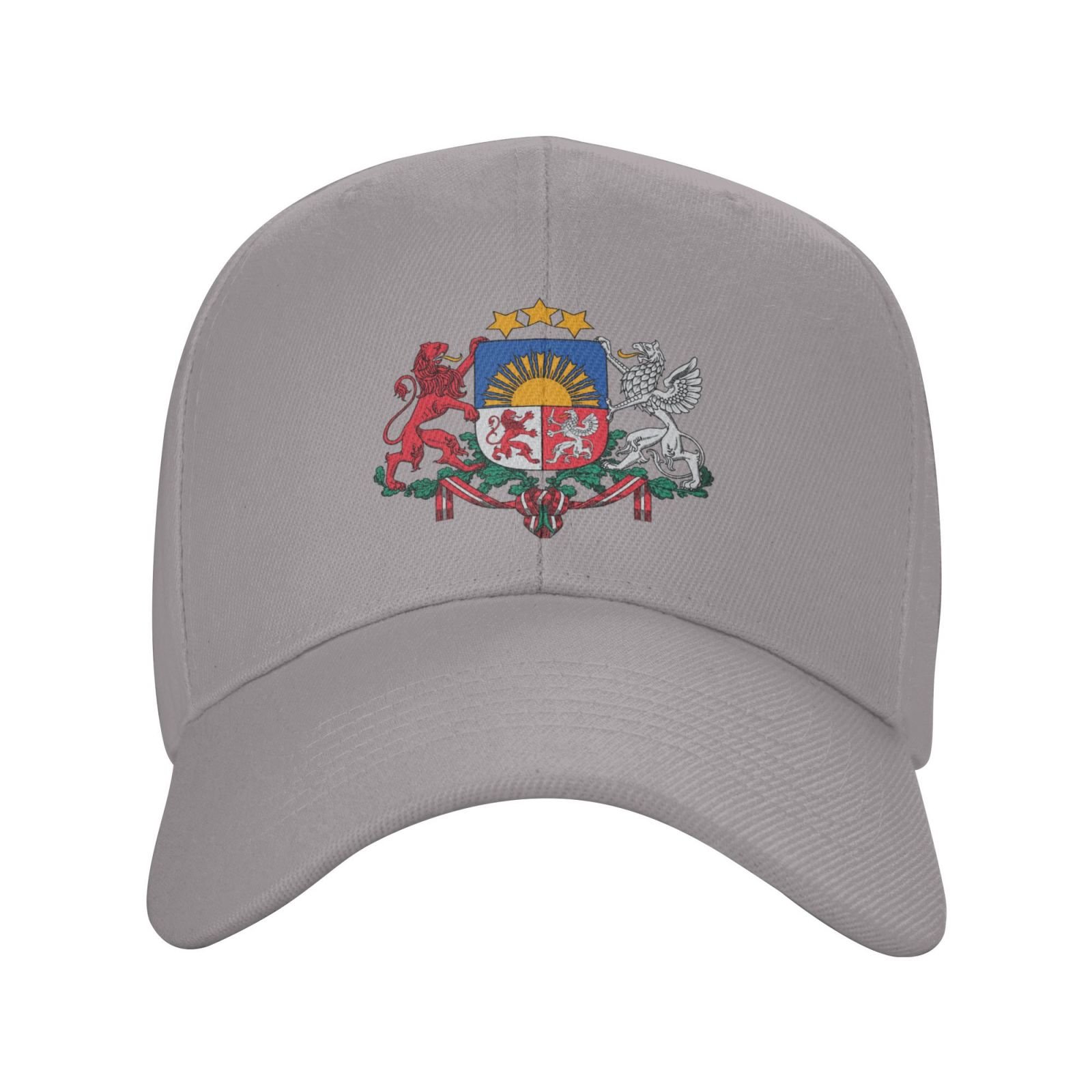 latvia hat for men women coat of arms of latvia baseball cap adjustable trucker dad hats