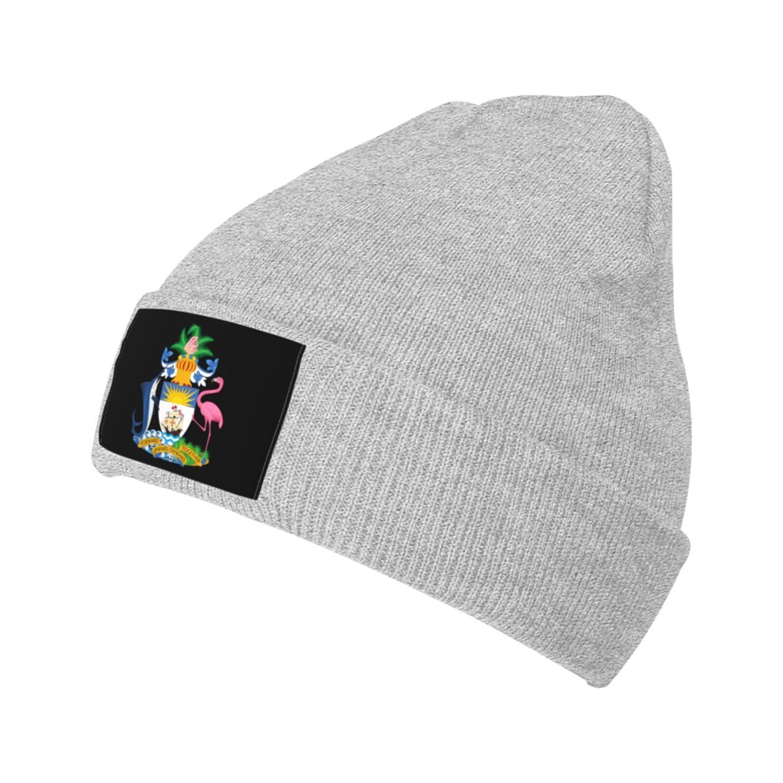 coat of arms of bahamas knit beanie hat bahamas emblem knitted cap for bahamian winter outdoor men women