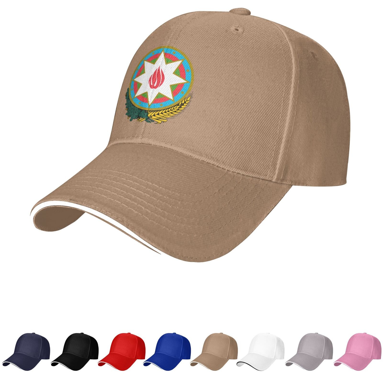 azerbaijan emblem hat azerbaijani caps for men women coat of arms of azerbaijan baseball cap trucker dad hat