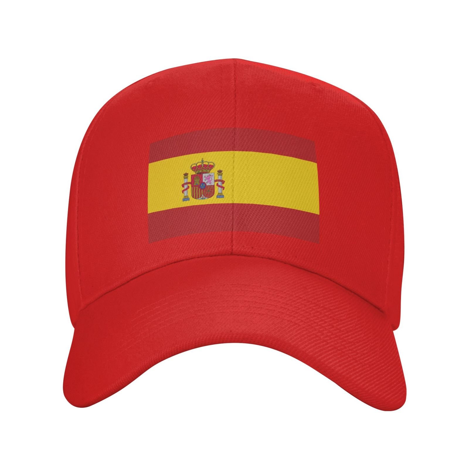 spain hat for men women flag of spain baseball cap adjustable trucker dad hats