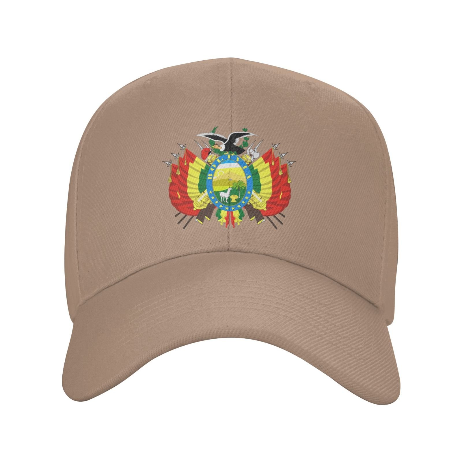bolivia hat for men women coat of arms of bolivia baseball cap adjustable trucker dad hats