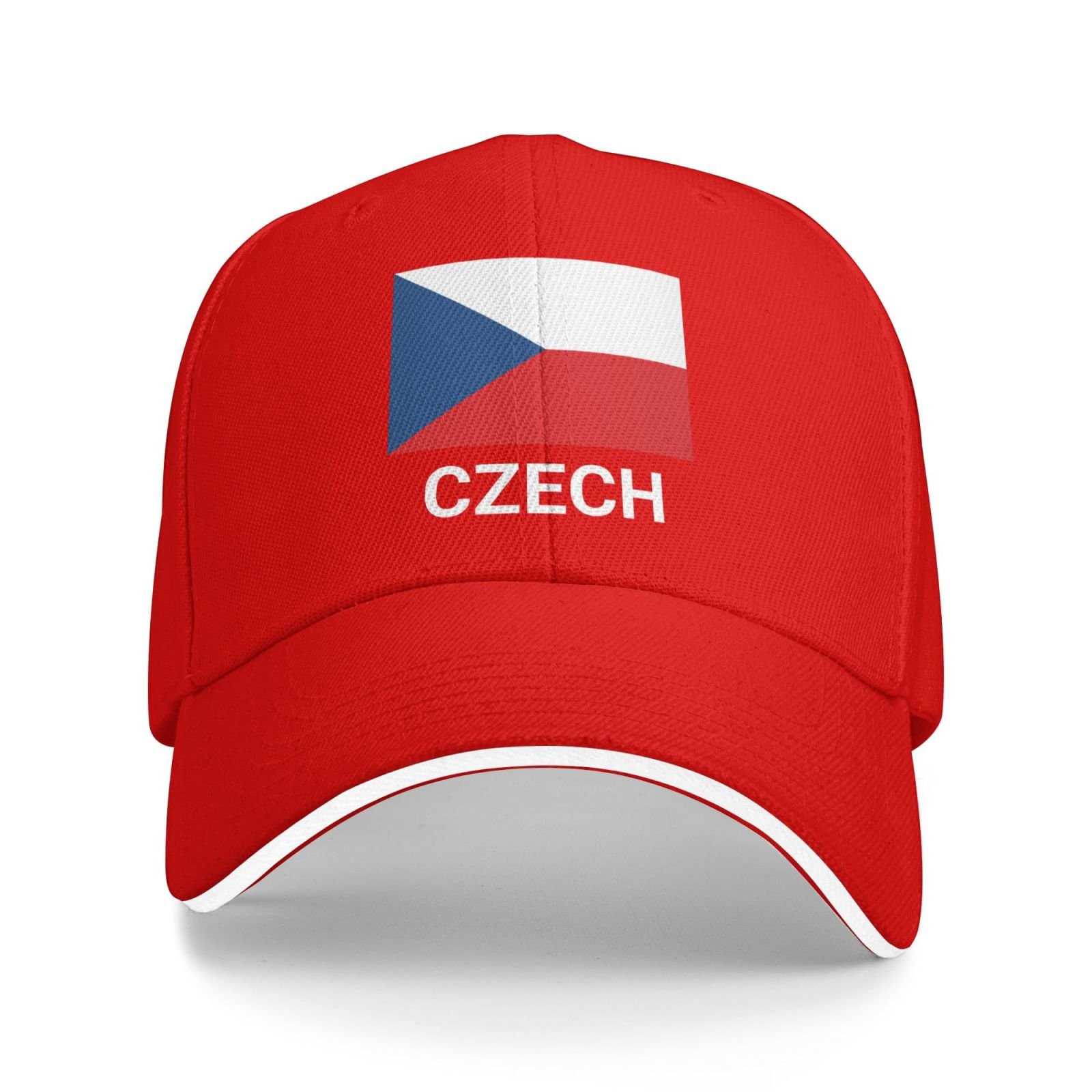 support czech flag hat caps for men women i stand with czech baseball cap trucker hat