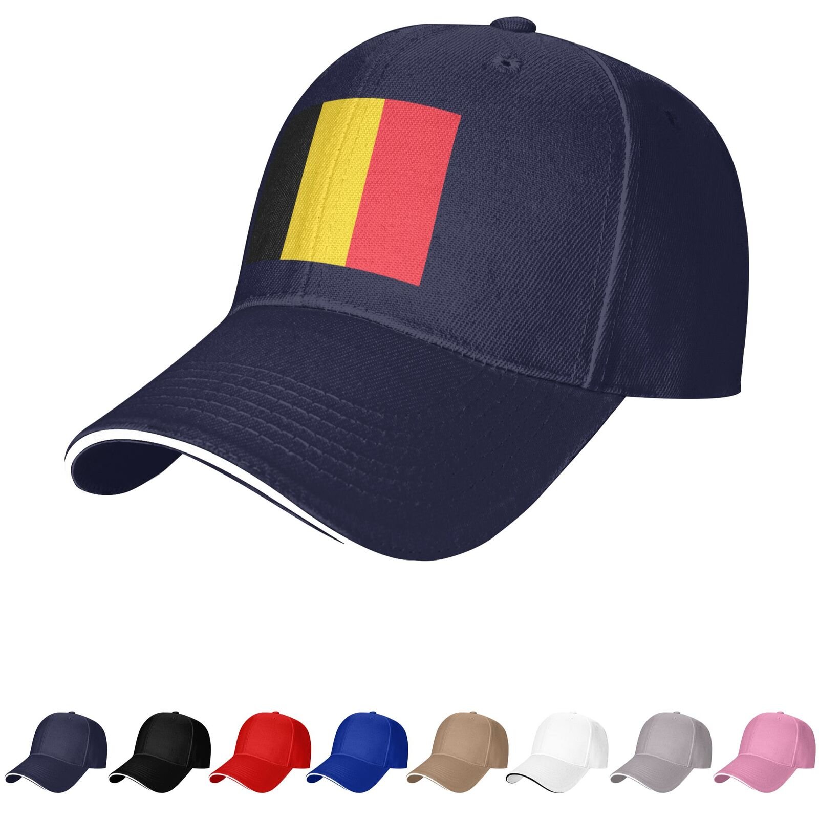 belgian flag hat belgium caps for men women flag of belgian baseball cap trucker dad hat