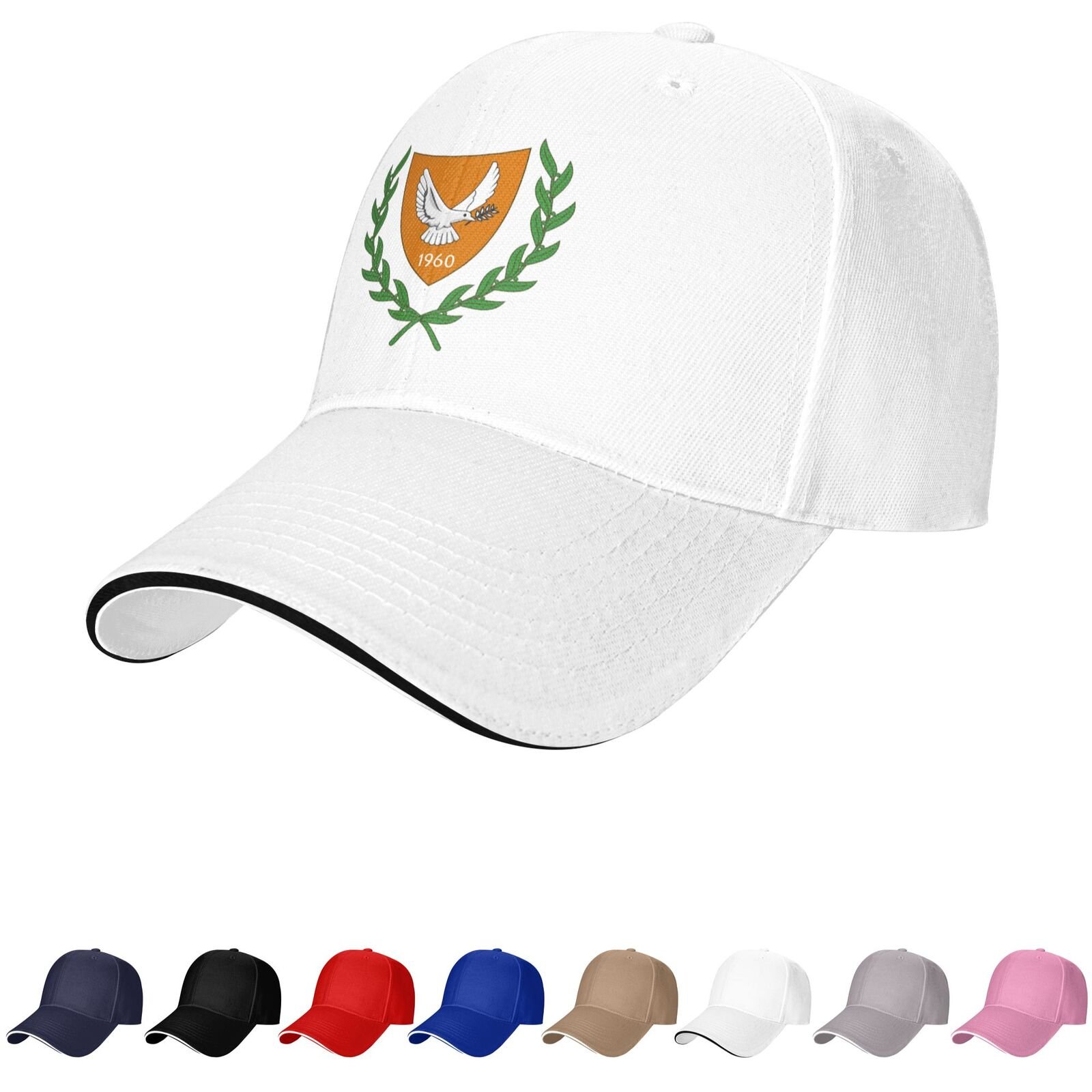cyprus emblem hat cypriot caps for men women coat of arms of cyprus baseball cap trucker dad hat