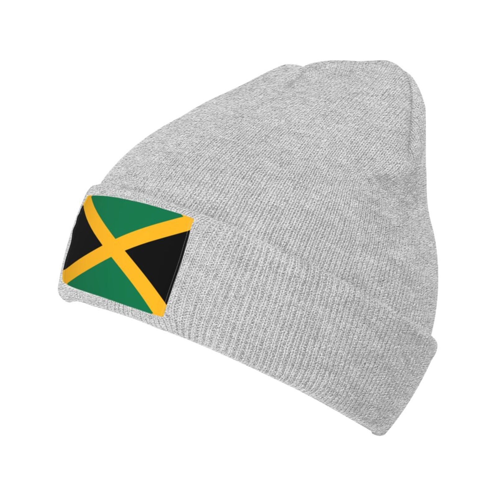 flag of jamaica knit beanie hat jamaica flags knitted cap for jamaican winter outdoor men women