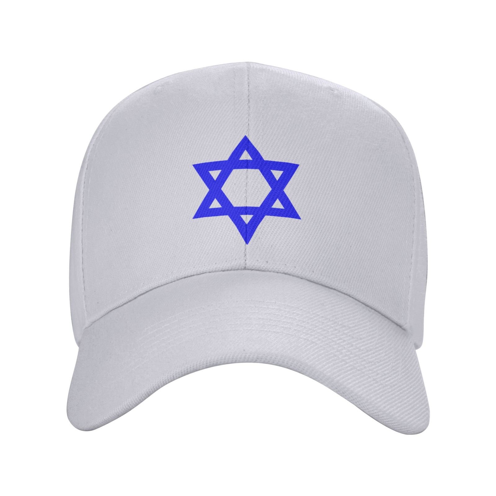 blue star of david hat for men women blue star of david baseball cap adjustable trucker dad hats