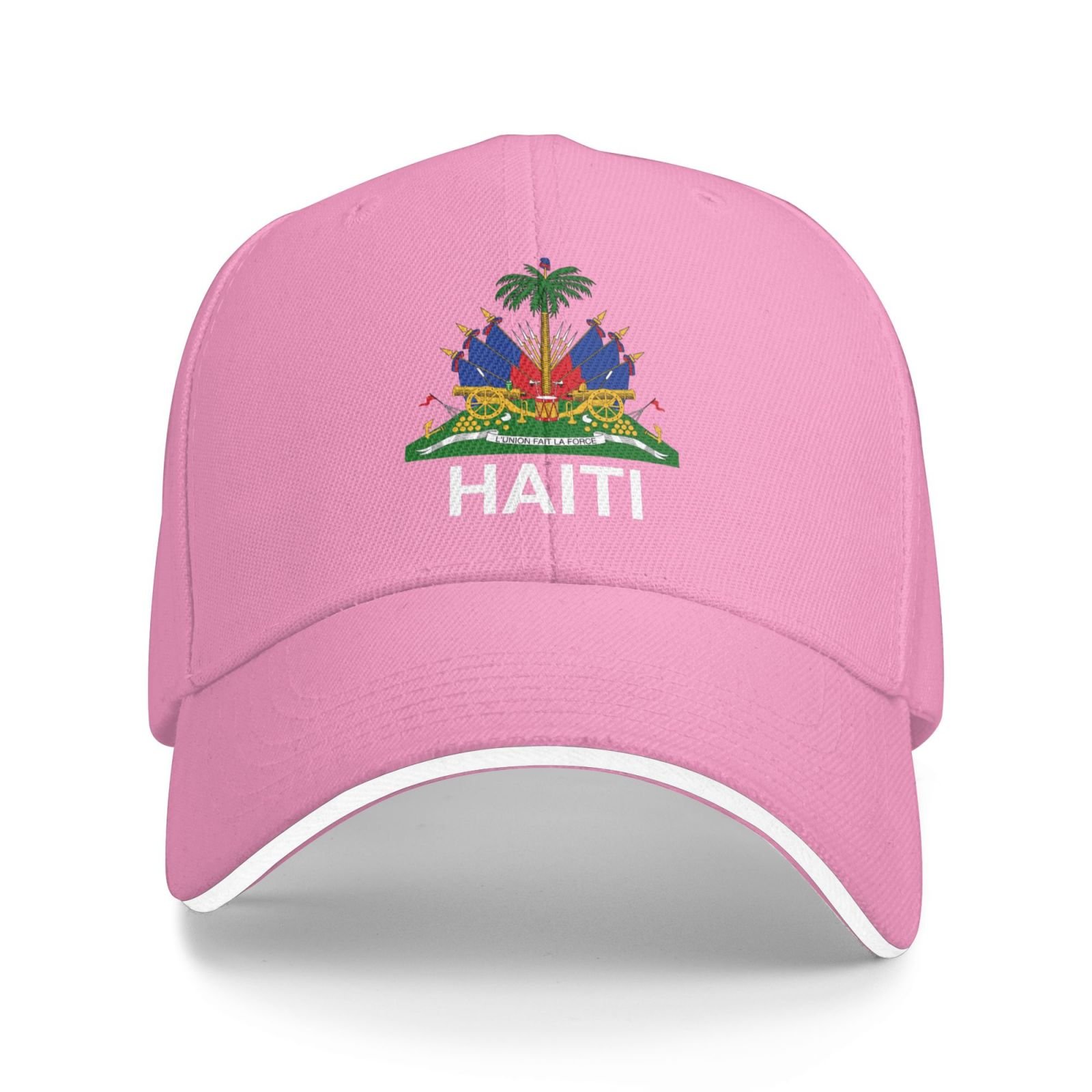 support haiti hat haitian caps for men women i stand with haiti emblem coat of arms baseball cap