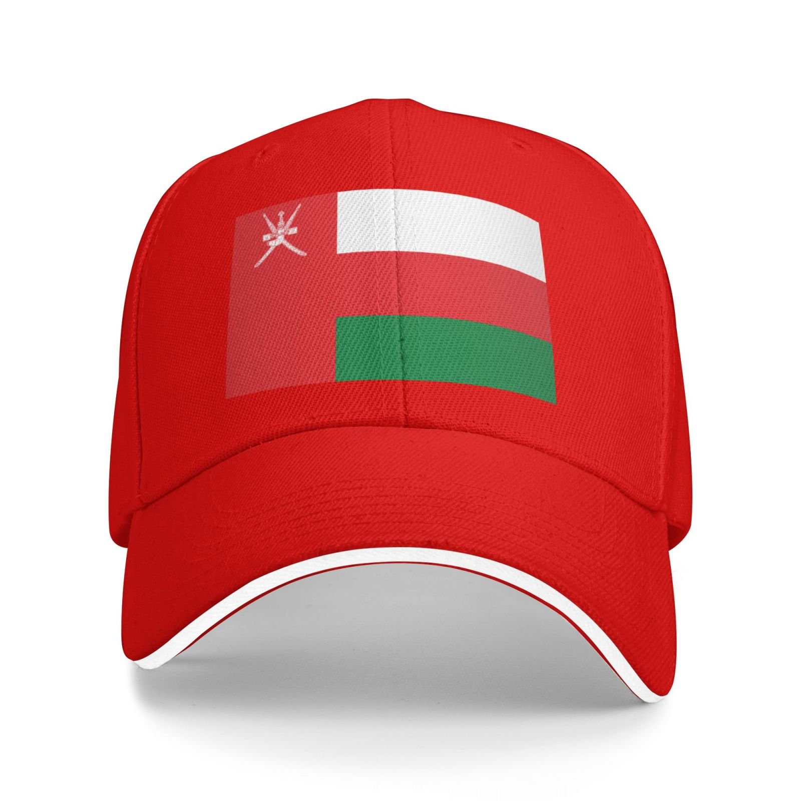 flag of oman baseball cap stand with oman hat support omani trucker dad hat for men women