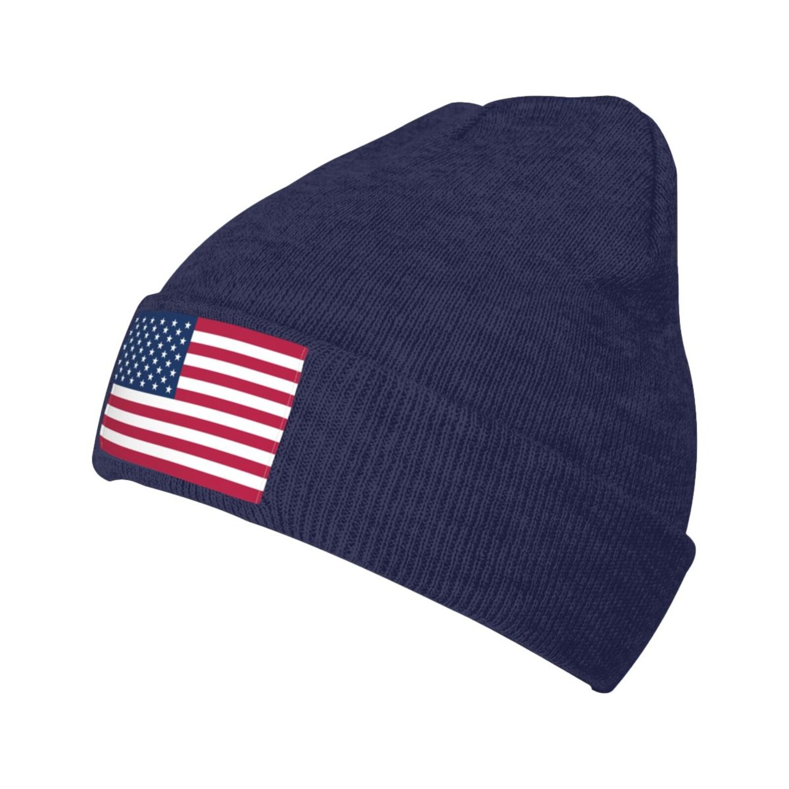 flag of united states knit beanie hat united states flags knitted cap for american usa winter outdoor men women