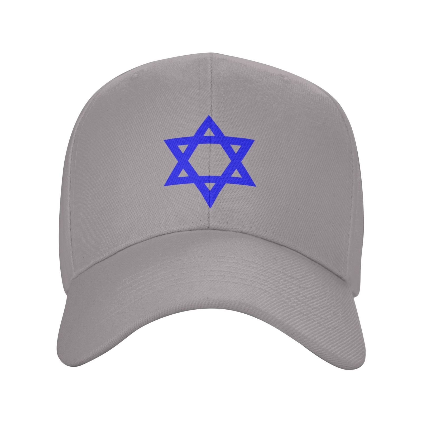 blue star of david hat for men women blue star of david baseball cap adjustable trucker dad hats