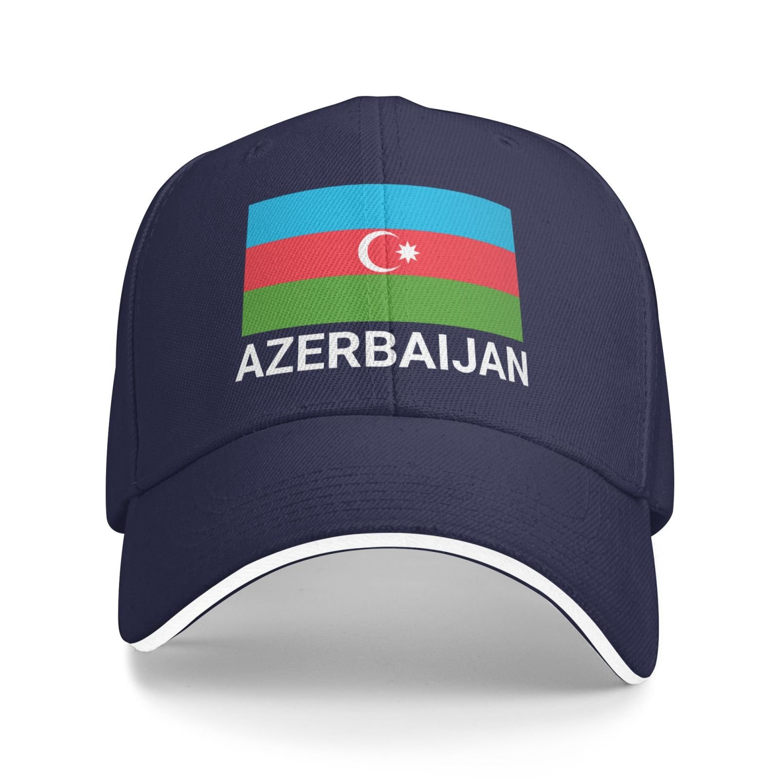 support azerbaijan flag hat azerbaijani caps for men women i stand with azerbaijan baseball cap trucker hat