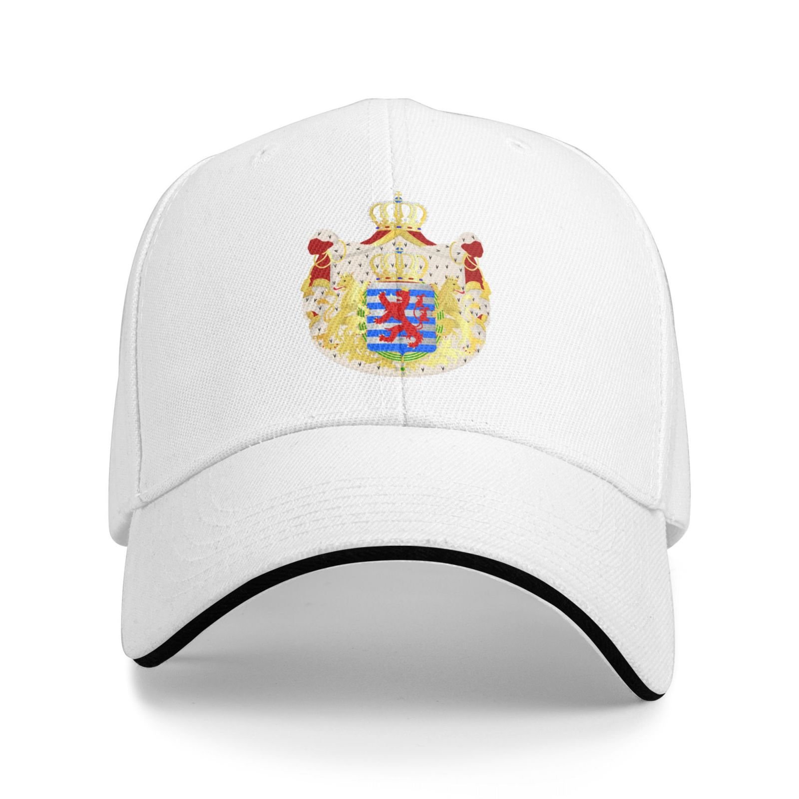 luxembourg national emblem hat support luxembourg coat of arms baseball cap luxembourgian hat for women men adjustable hat