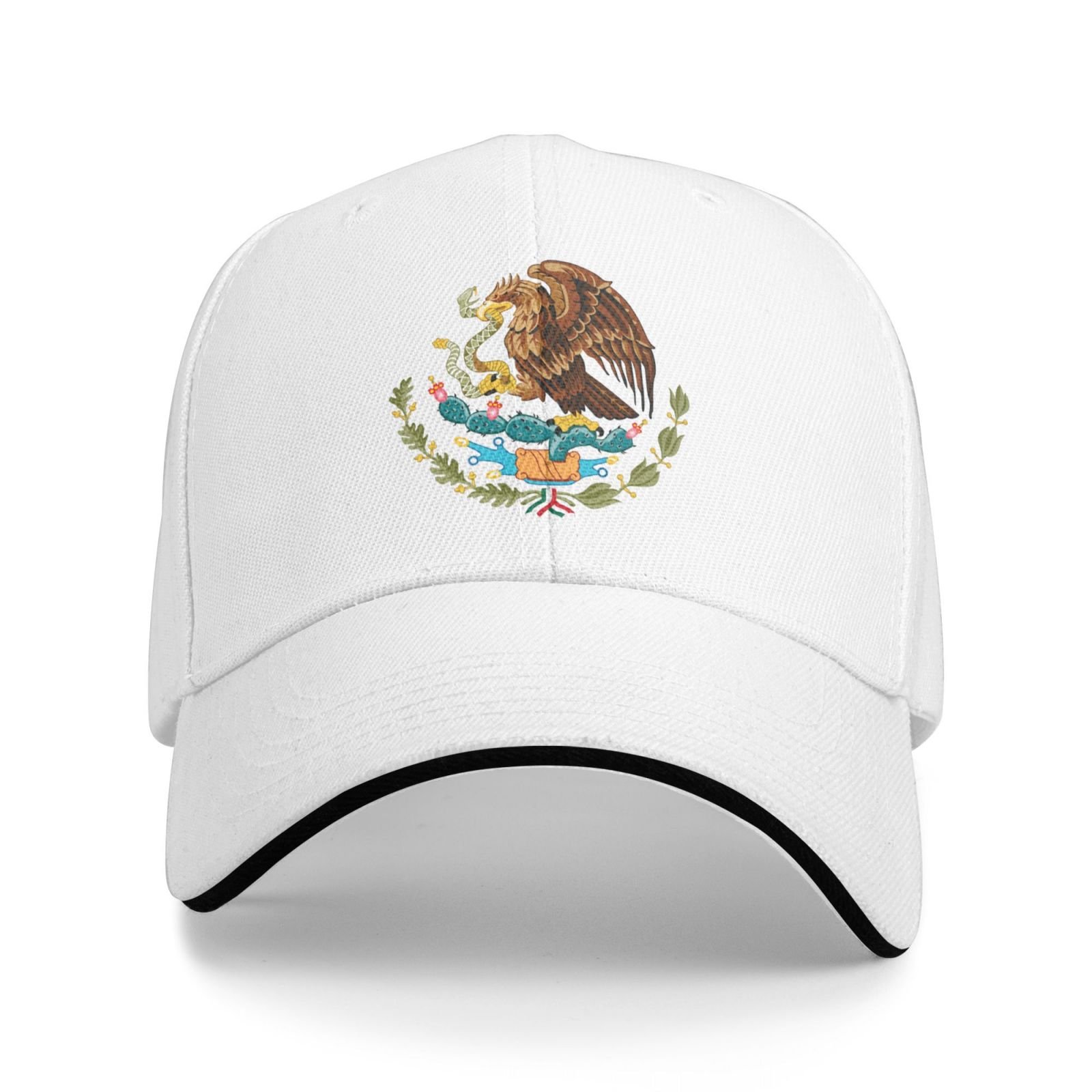 mexico national emblem hat support mexico coat of arms baseball cap mexican hat for women men adjustable hat