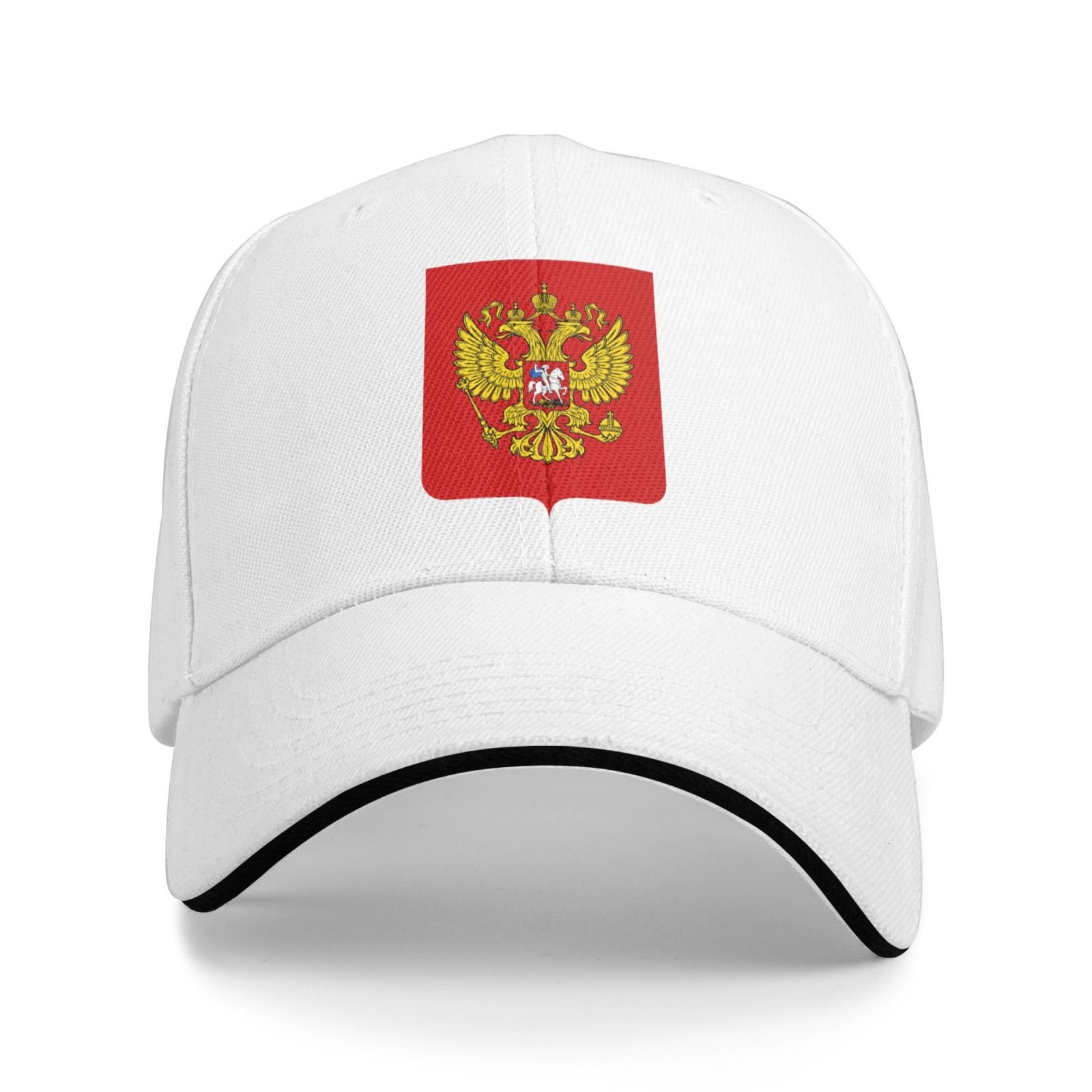 russia national emblem hat support russia coat of arms baseball cap russians hat for women men adjustable hat