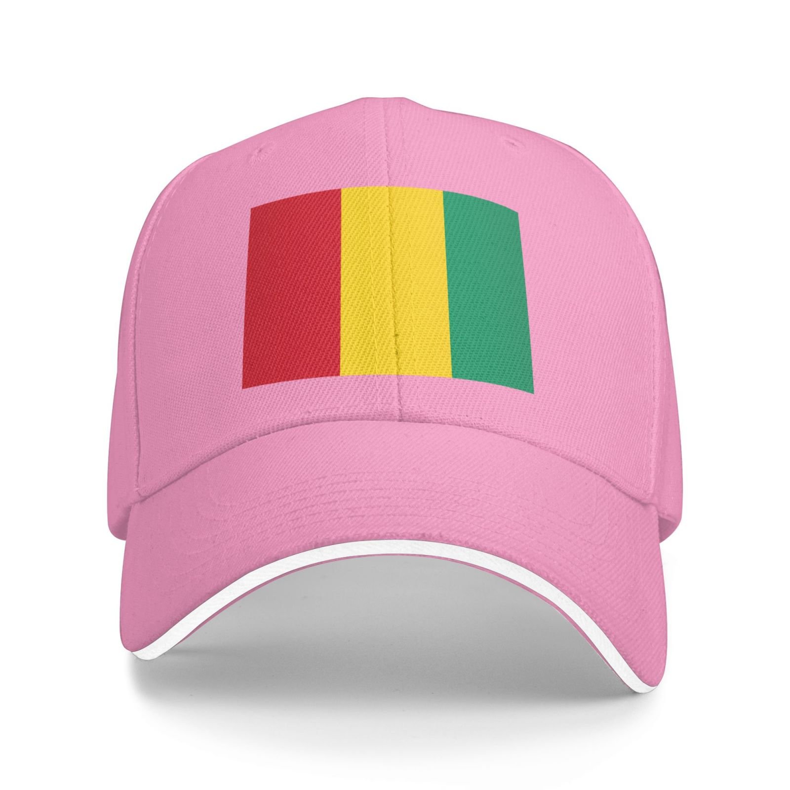 flag of guinea baseball cap stand with guinea hat support guinean trucker dad hat for men women