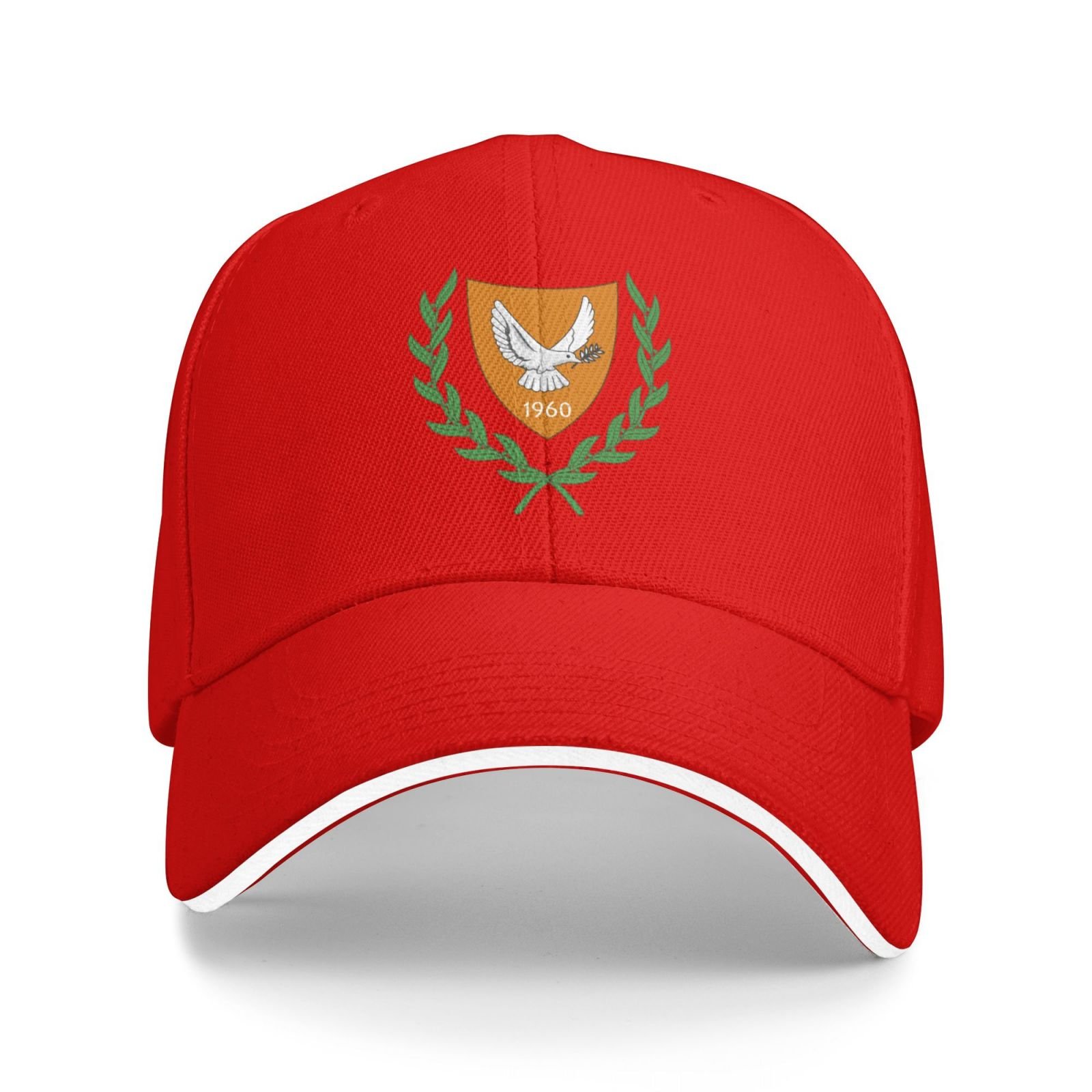 cyprus national emblem hat support cyprus coat of arms baseball cap cypriot hat for women men adjustable hat