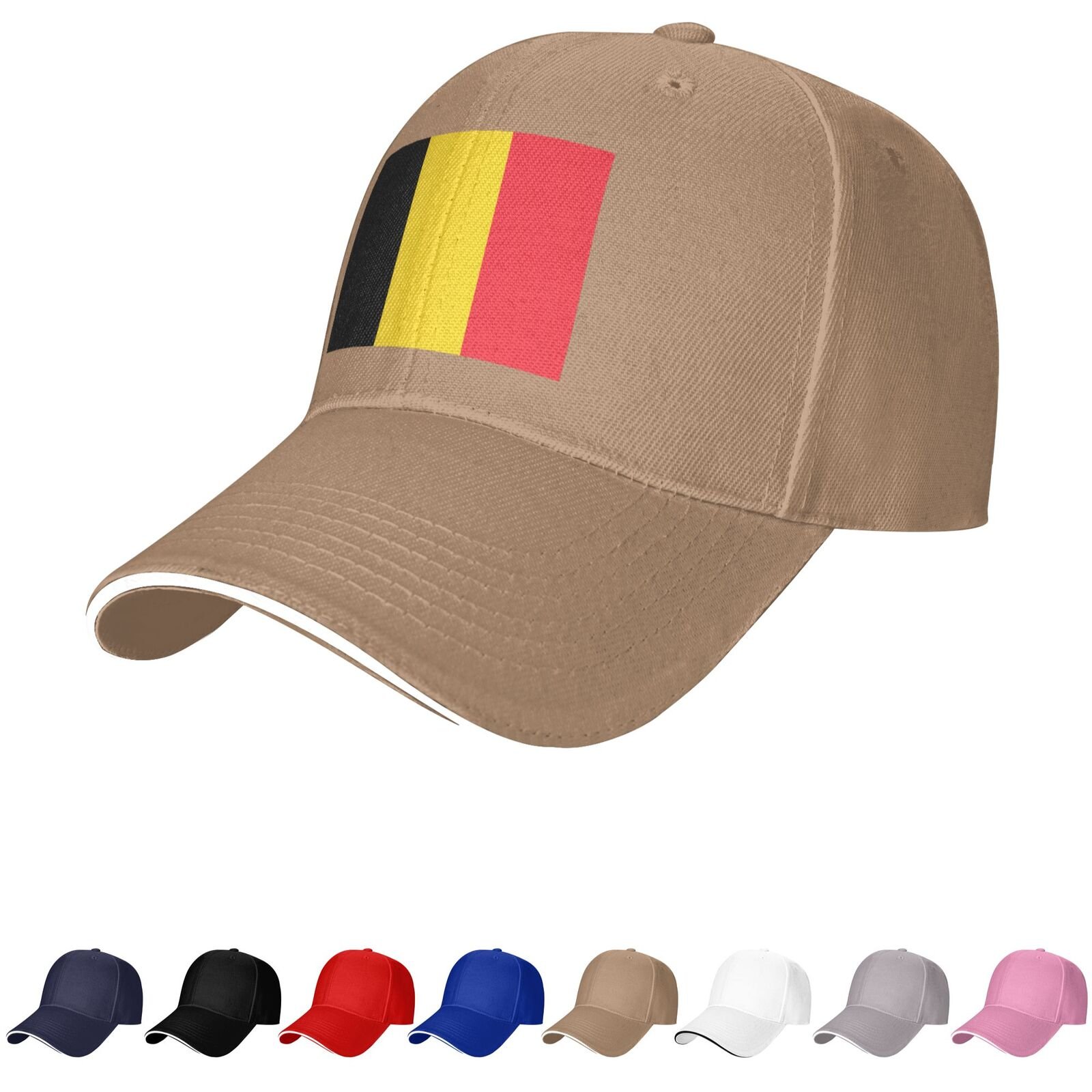 belgian flag hat belgium caps for men women flag of belgian baseball cap trucker dad hat