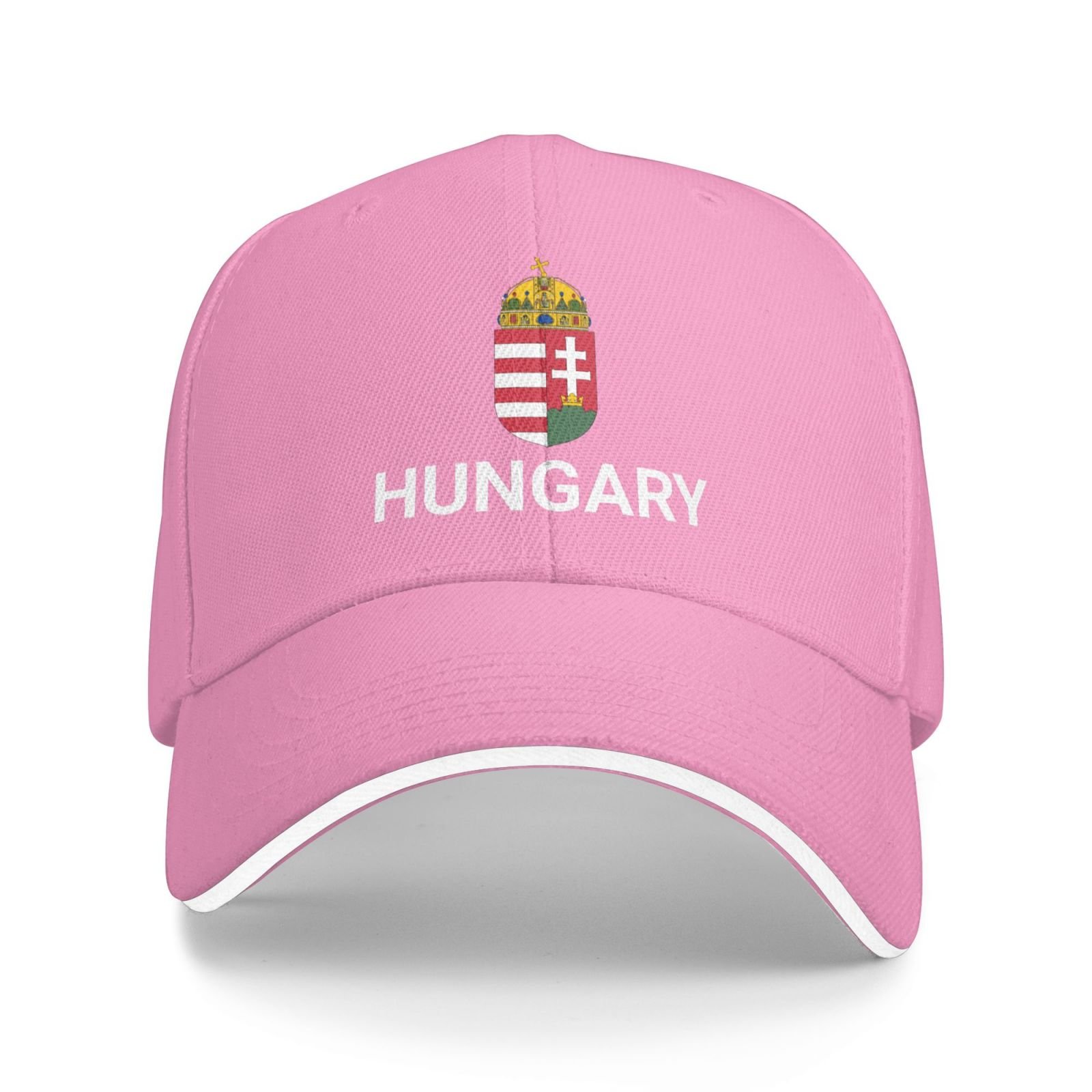 support hungary hat hungarian caps for men women i stand with hungary emblem coat of arms baseball cap