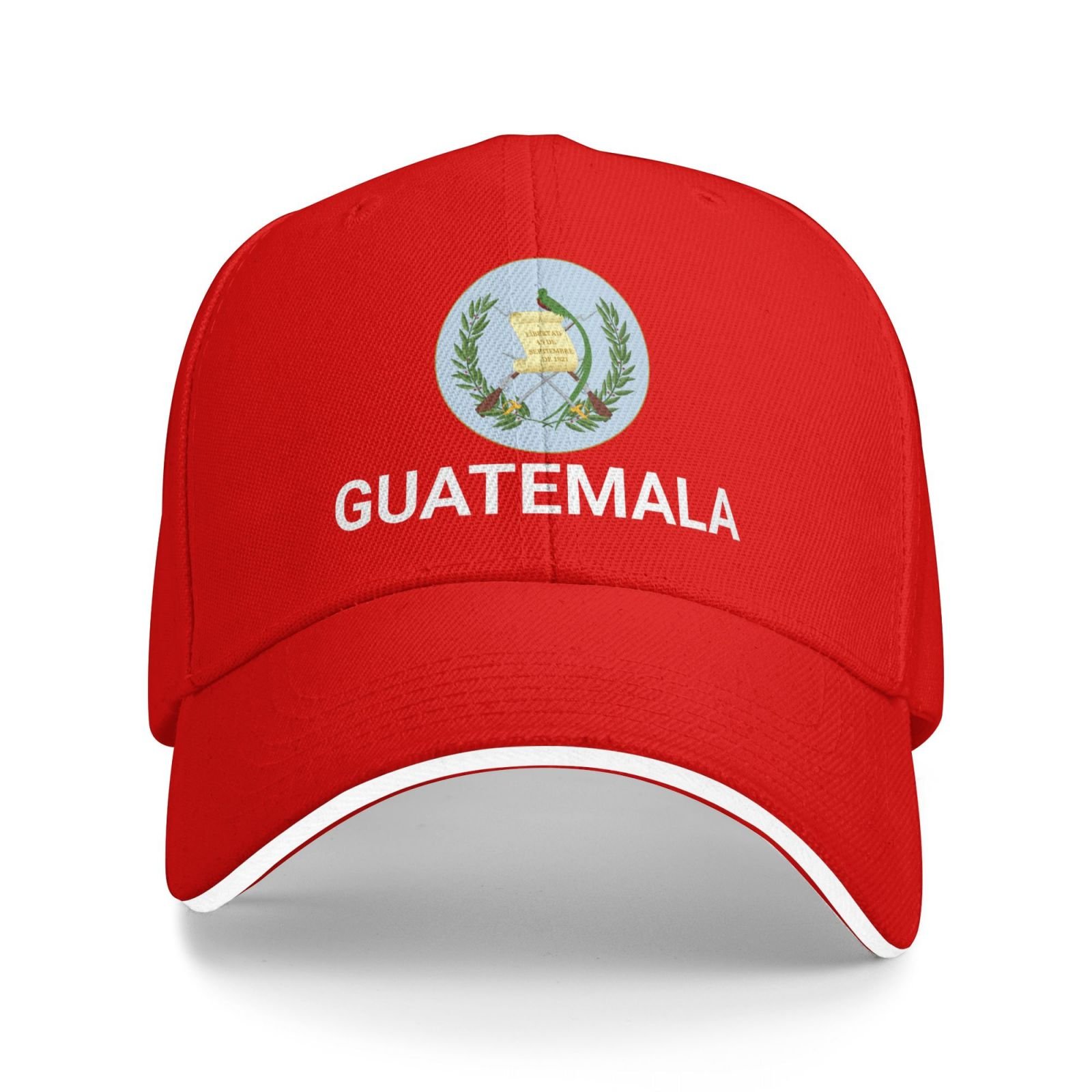support guatemala hat guatemalan caps for men women i stand with guatemala emblem coat of arms baseball cap