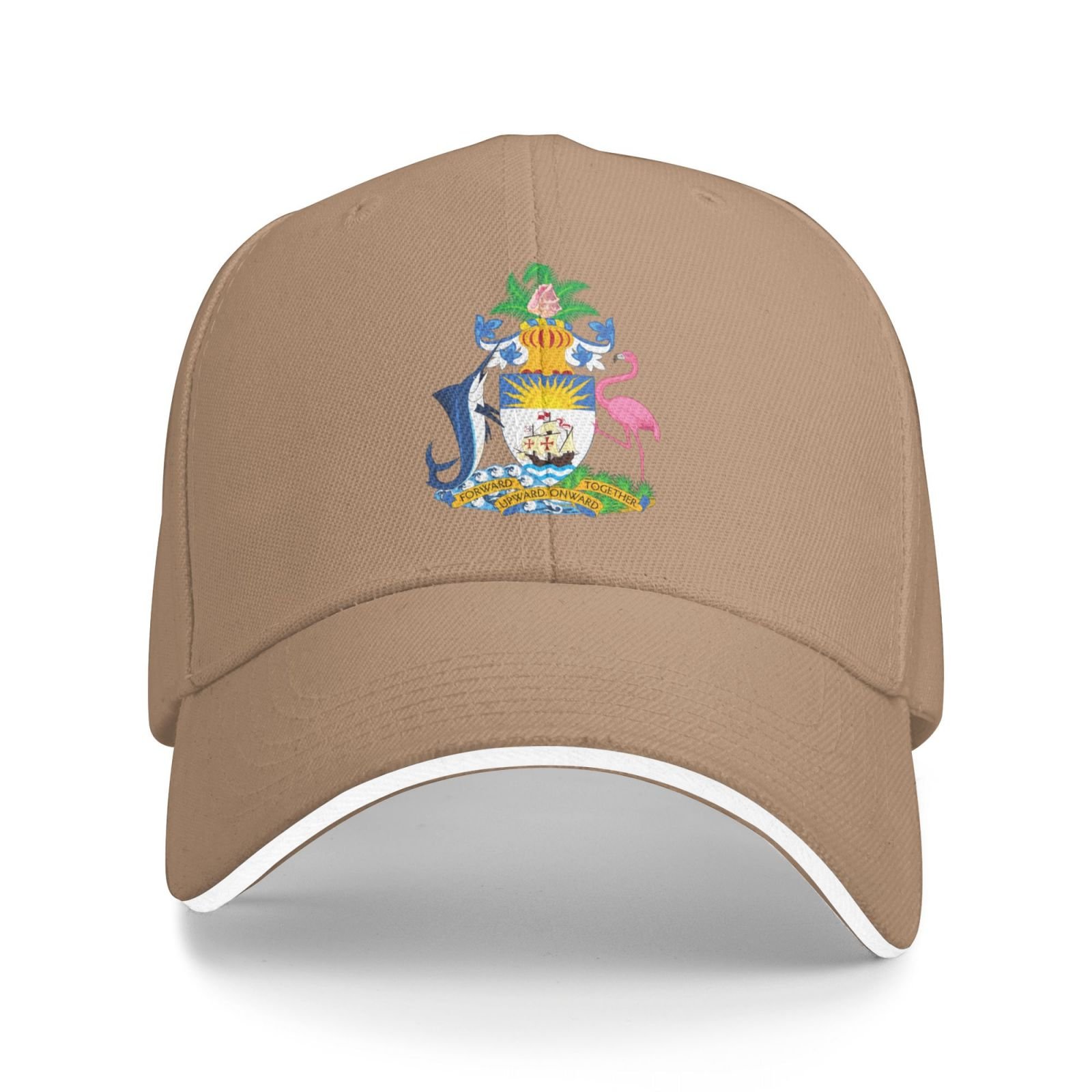 bahamas national emblem hat support bahamas coat of arms baseball cap bahamian hat for women men adjustable hat