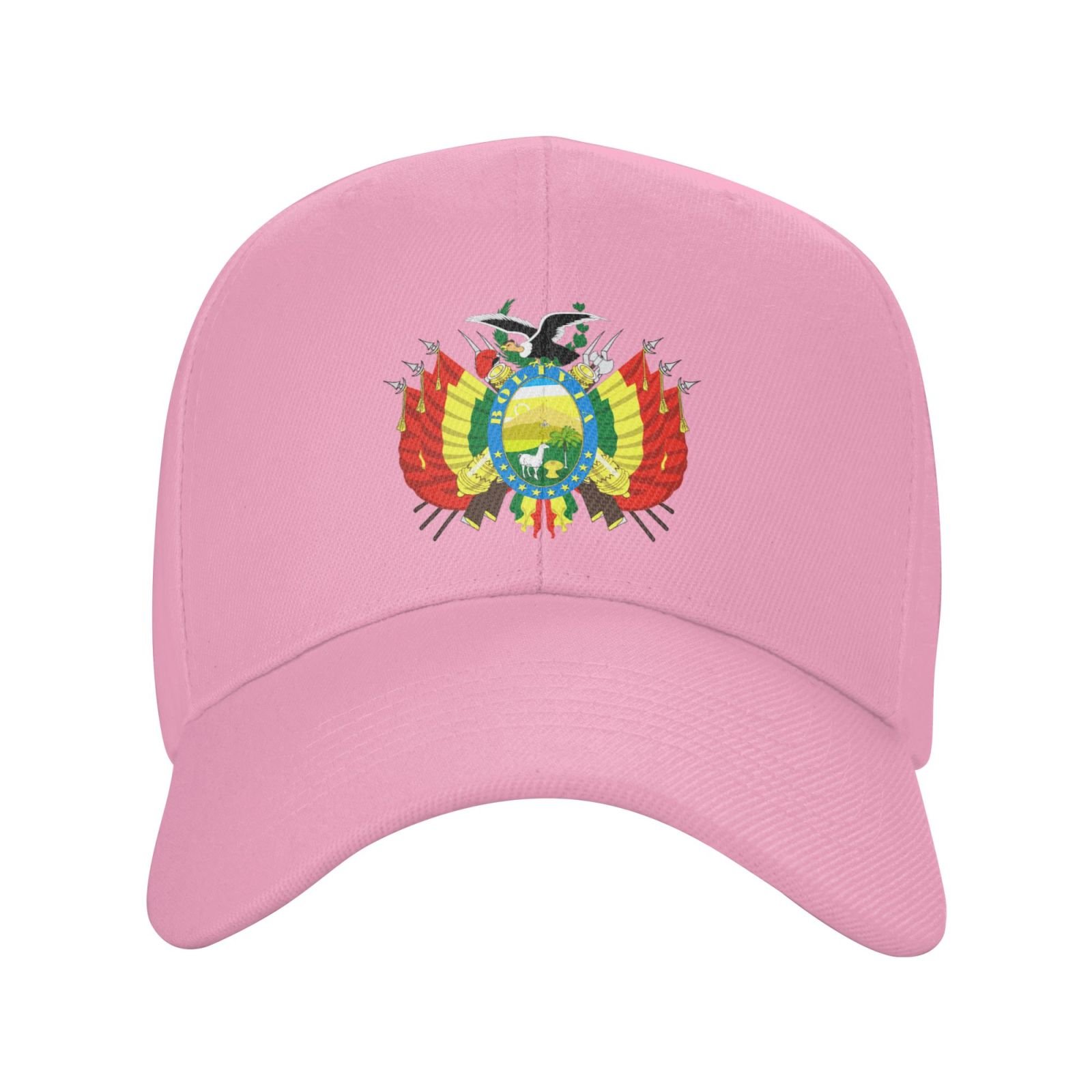 bolivia hat for men women coat of arms of bolivia baseball cap adjustable trucker dad hats