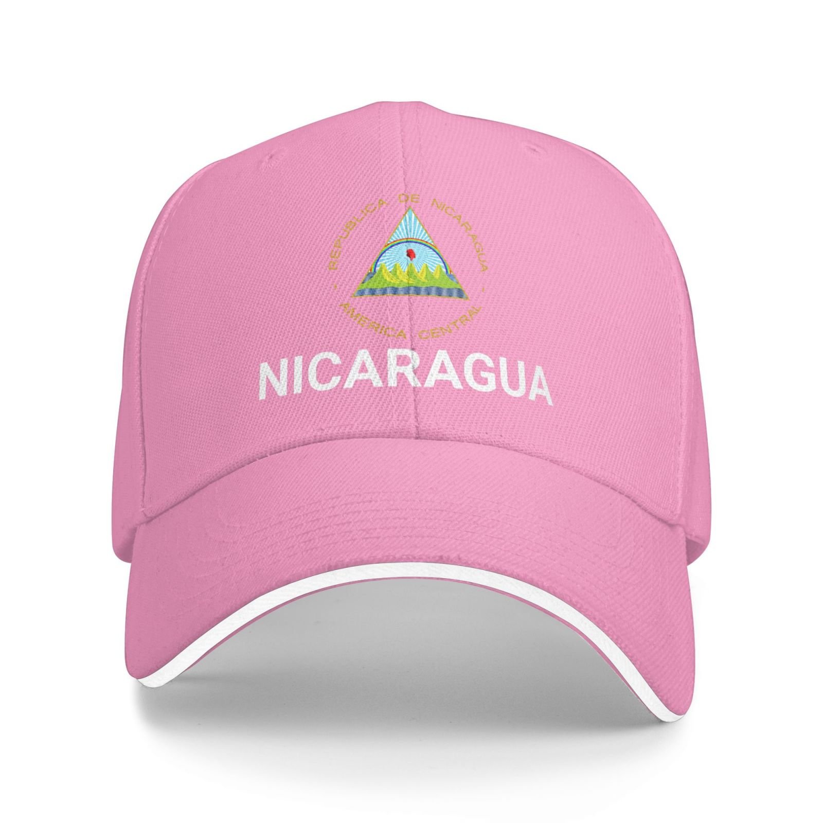 support nicaragua hat nicaraguan caps for men women i stand with nicaragua emblem coat of arms baseball cap
