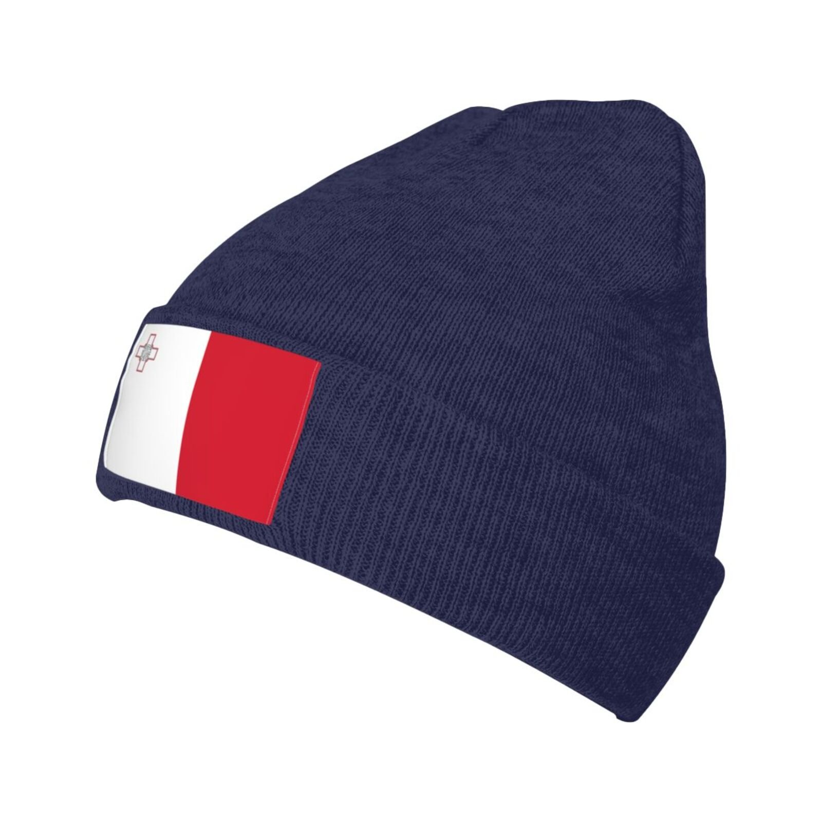 flag of malta knit beanie hat malta flags knitted cap for maltese winter outdoor men women