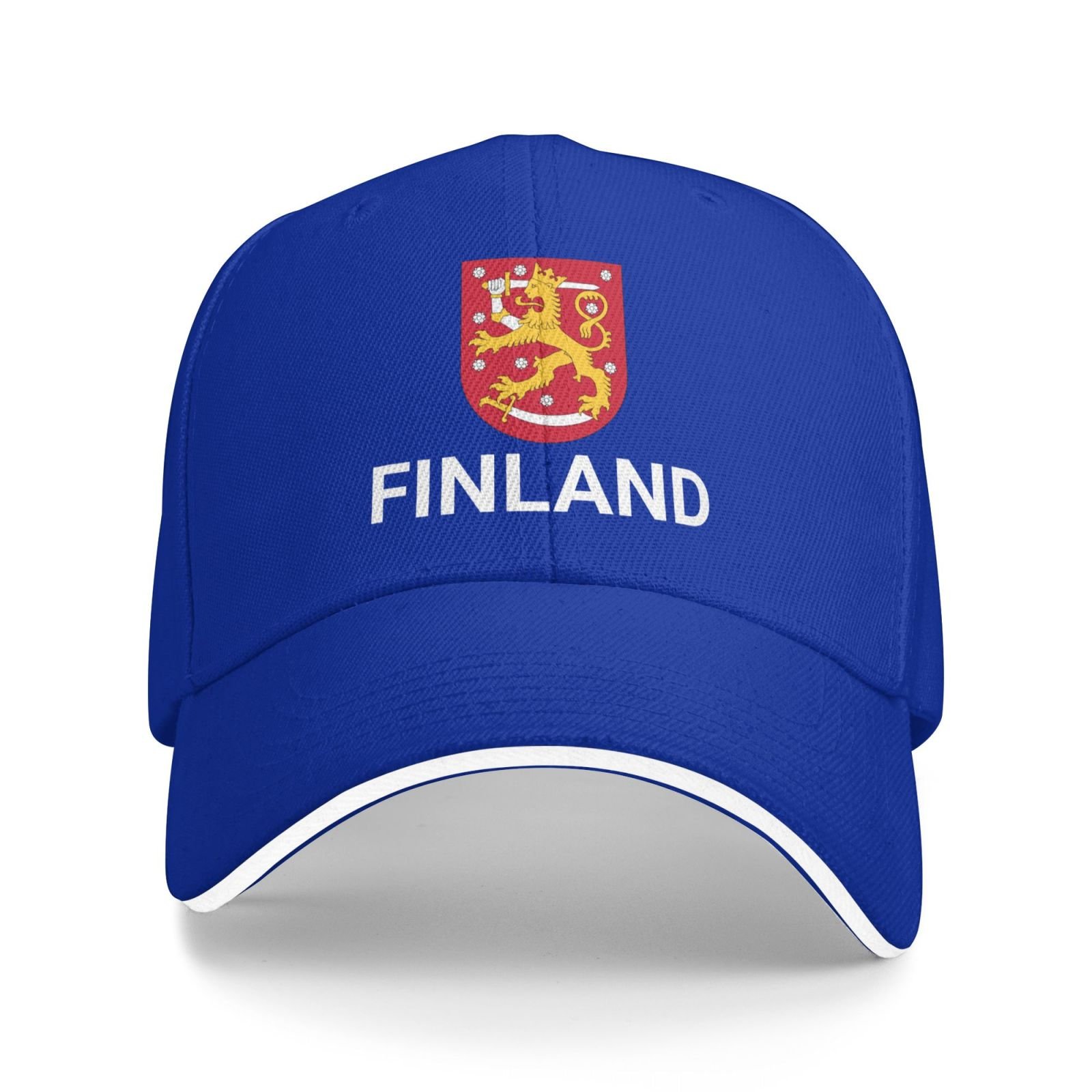 support finland hat finns caps for men women i stand with finland emblem coat of arms baseball cap