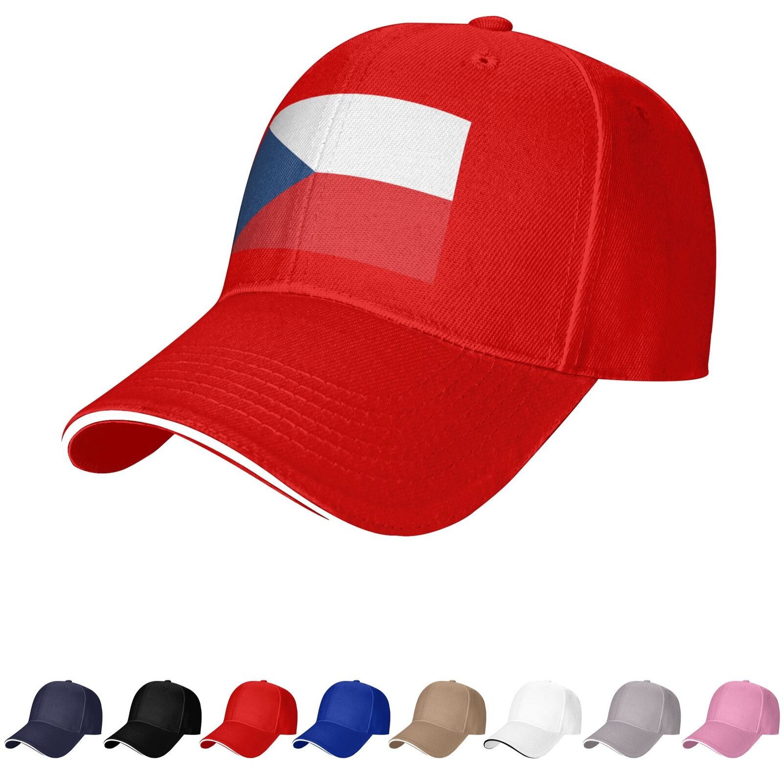 czech flag hat czech caps for men women flag of czech baseball cap trucker dad hat