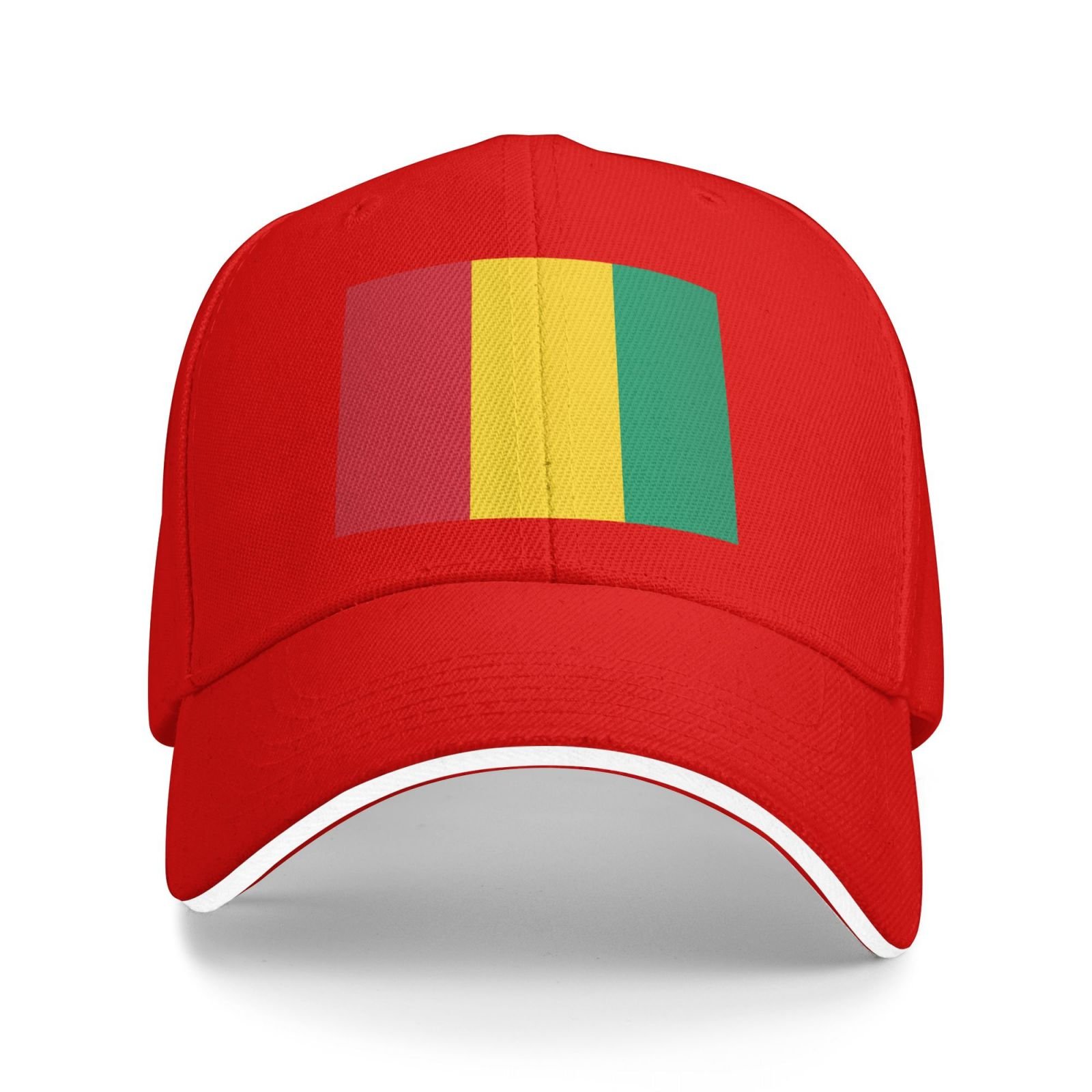 flag of guinea baseball cap stand with guinea hat support guinean trucker dad hat for men women