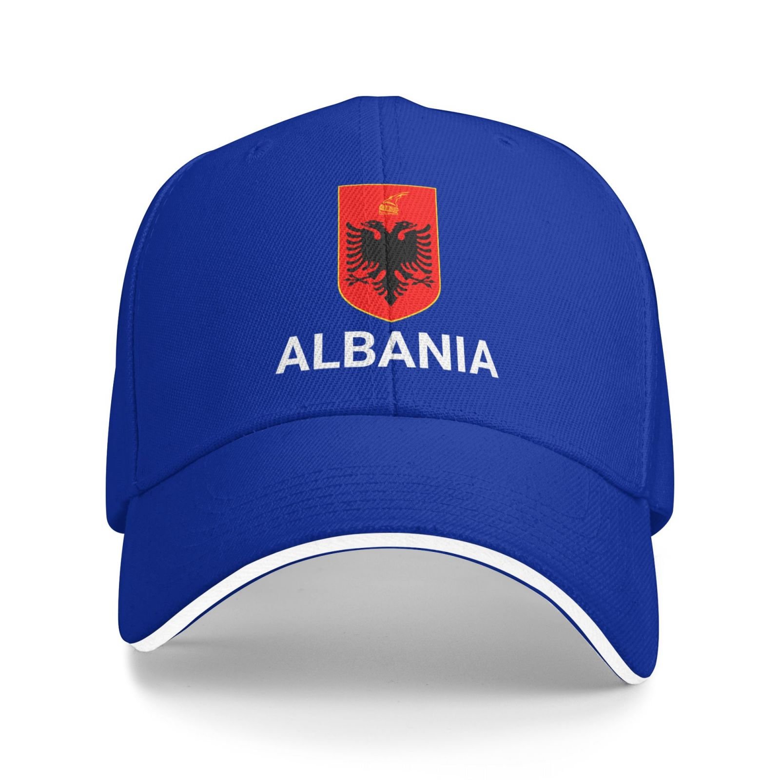 support albania hat albanian caps for men women i stand with albania emblem coat of arms baseball cap