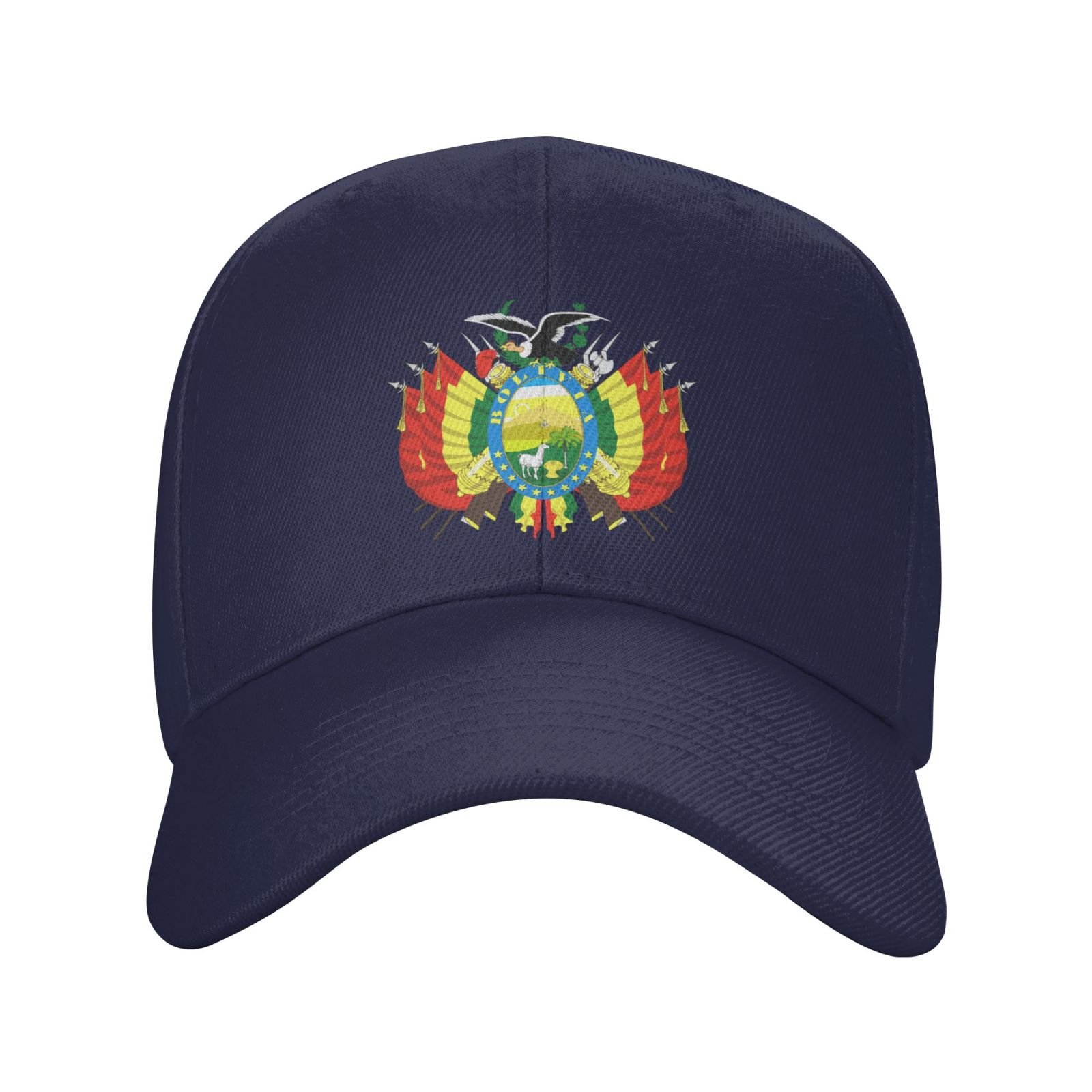 bolivia hat for men women coat of arms of bolivia baseball cap adjustable trucker dad hats