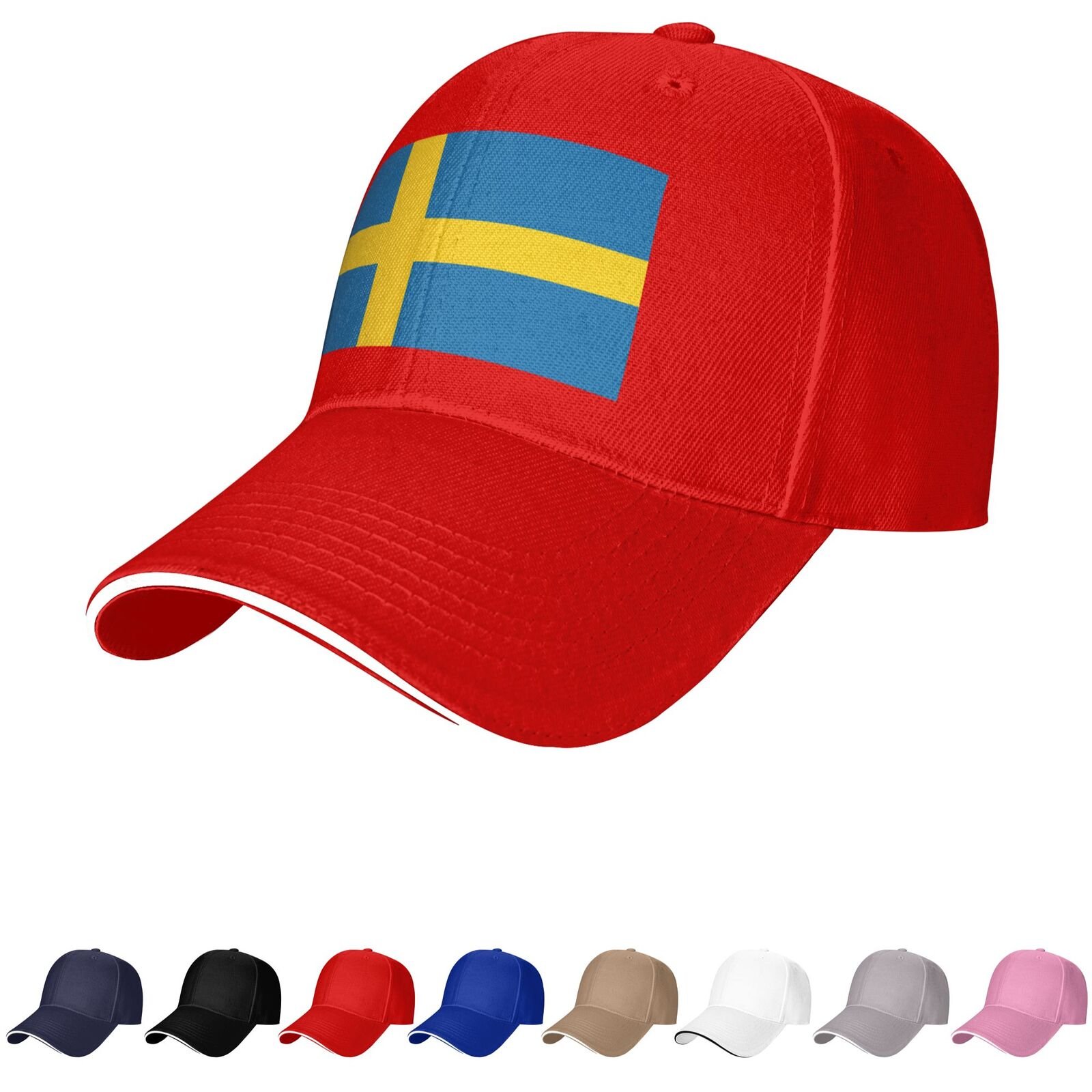 sweden flag hat swedes caps for men women flag of sweden baseball cap trucker dad hat