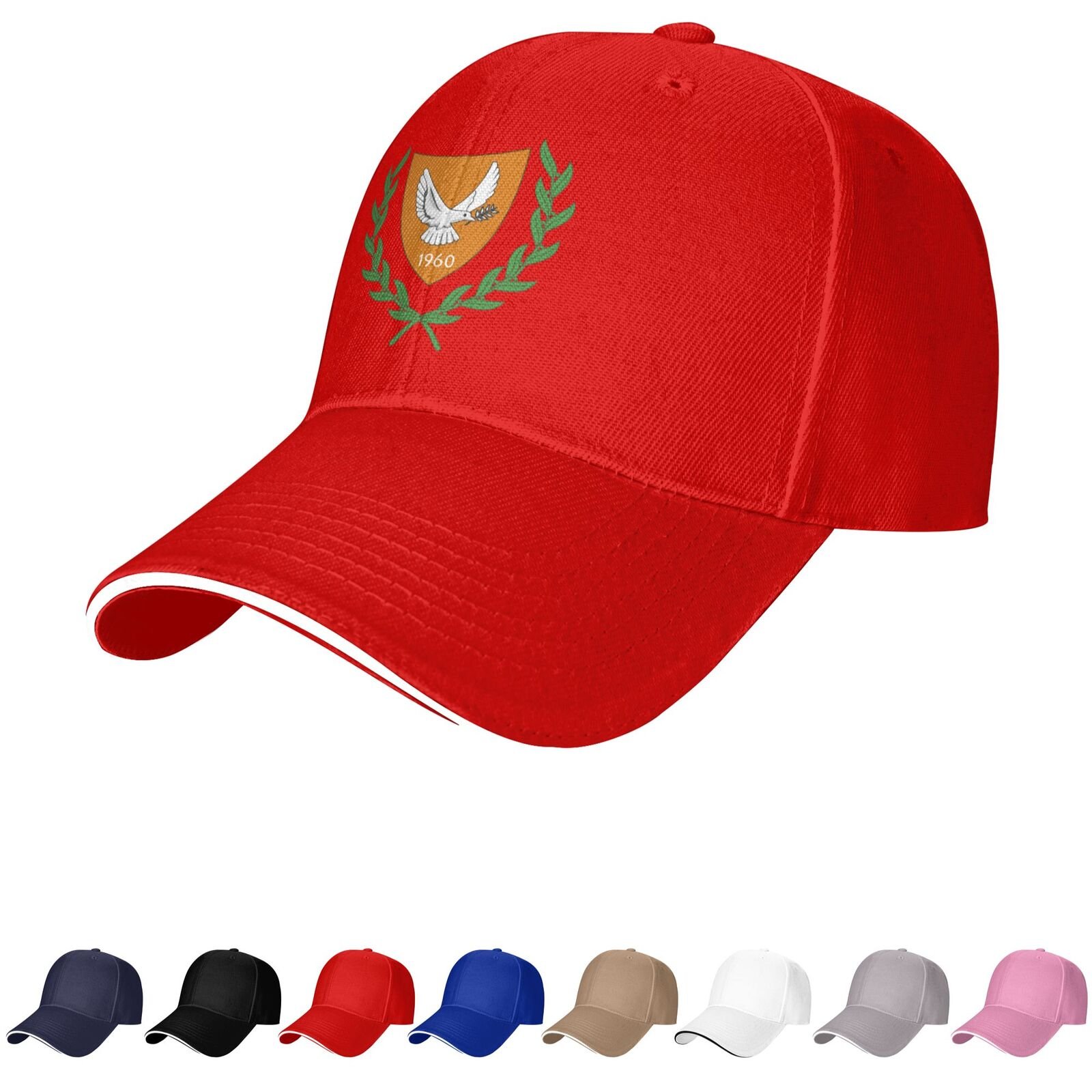 cyprus emblem hat cypriot caps for men women coat of arms of cyprus baseball cap trucker dad hat