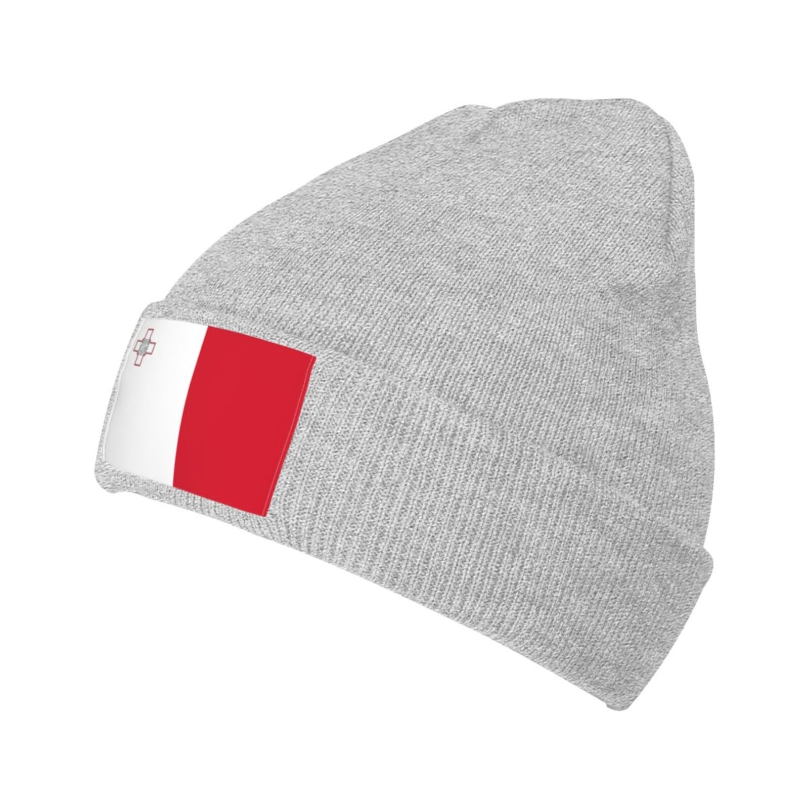 flag of malta knit beanie hat malta flags knitted cap for maltese winter outdoor men women