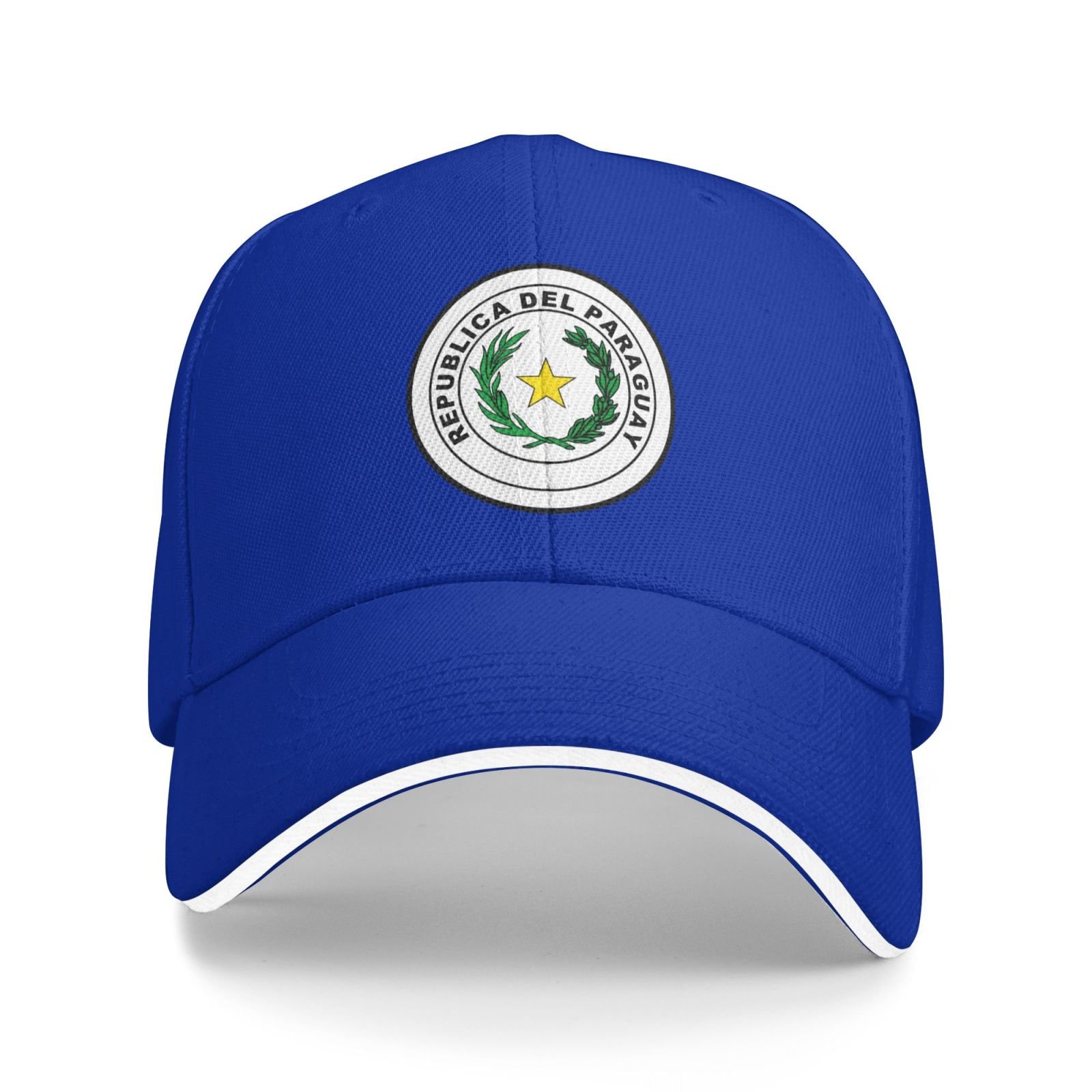 paraguay national emblem hat support paraguay coat of arms baseball cap paraguayan hat for women men adjustable hat