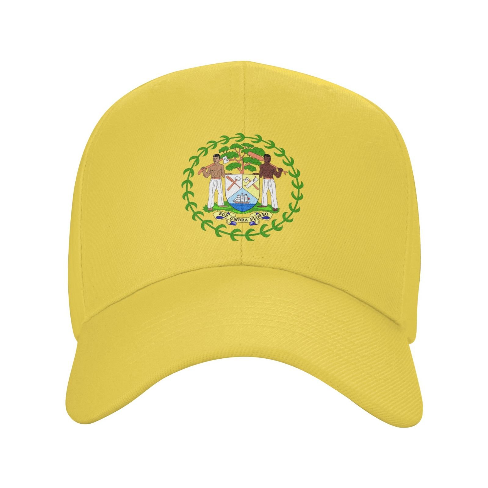 belize hat for men women coat of arms of belize baseball cap adjustable trucker dad hats