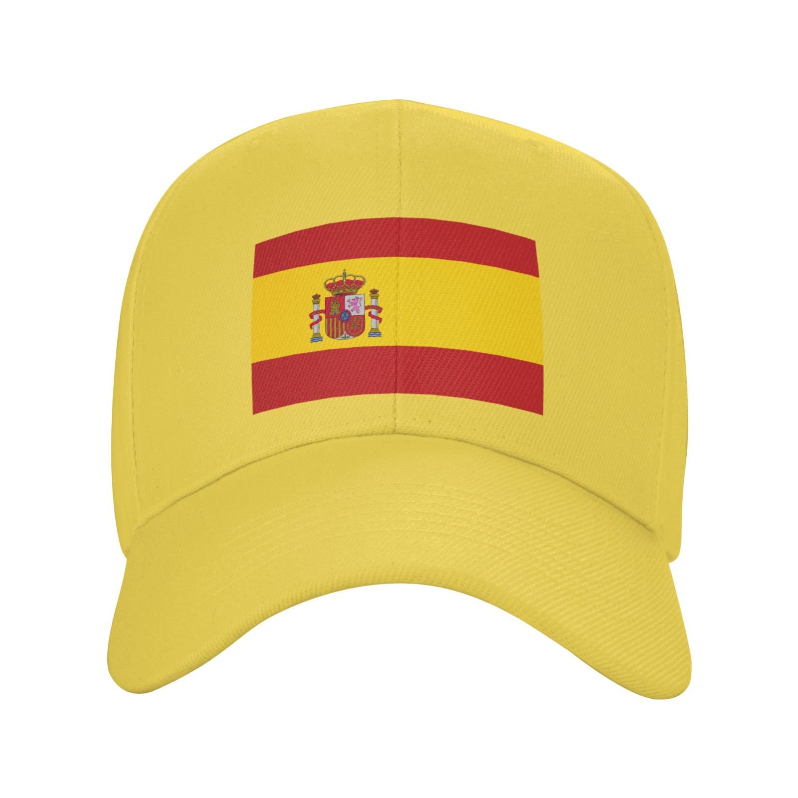 spain hat for men women flag of spain baseball cap adjustable trucker dad hats